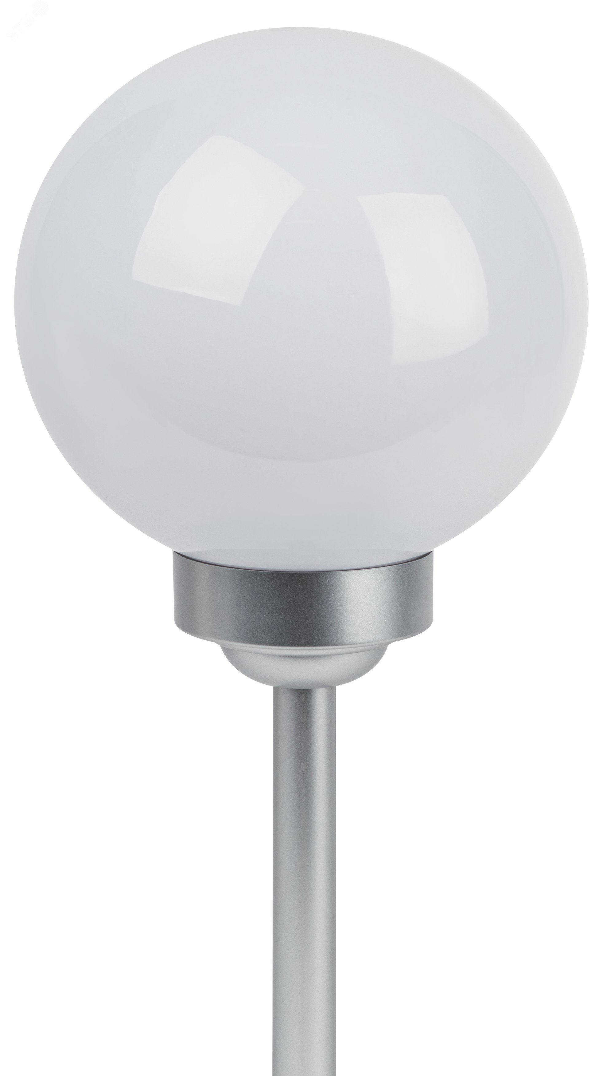 Изображение товара Уличный RGB светильник шар на солнечной батарее 20 см декоративный для сада