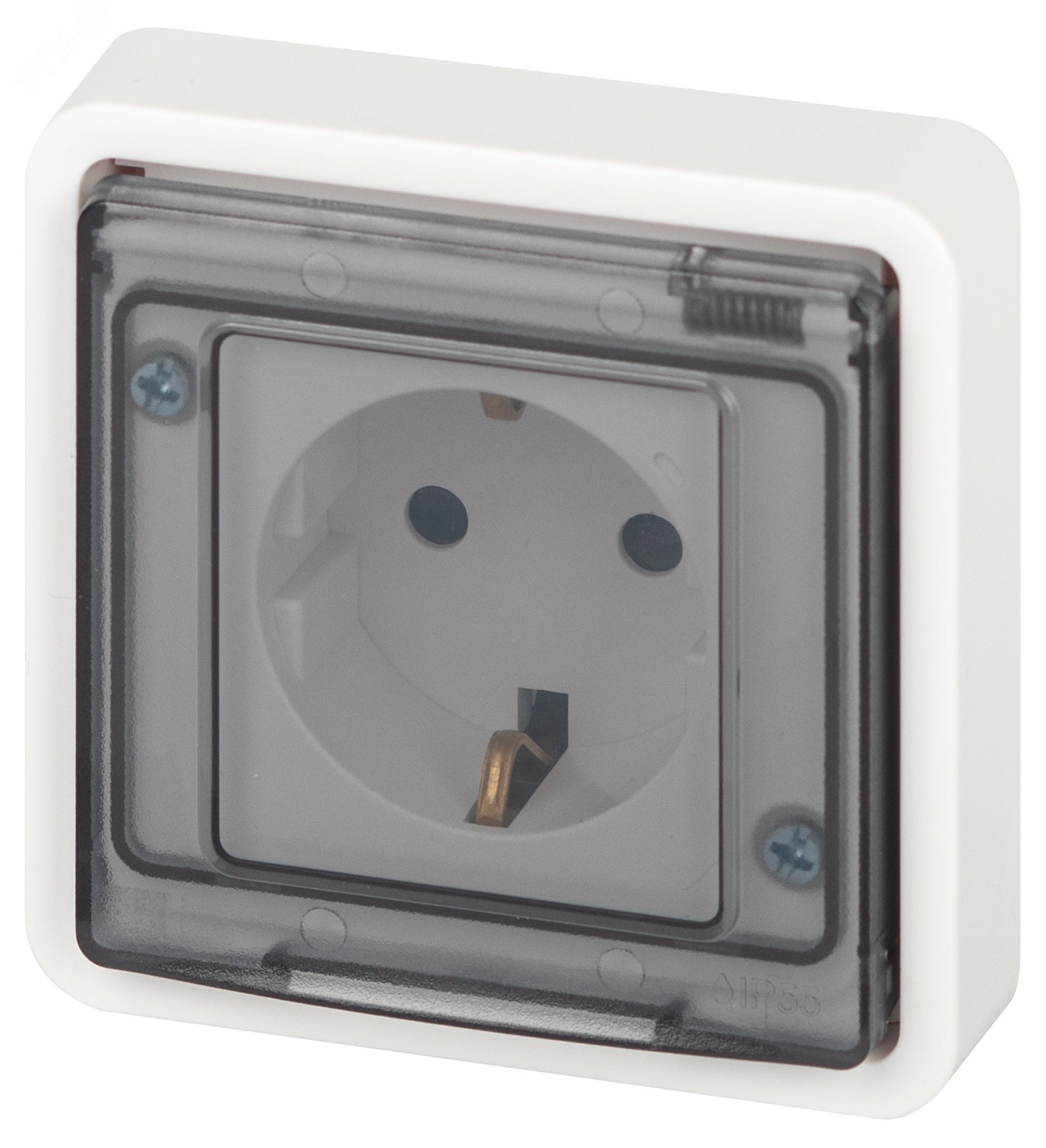 Изображение товара Розетка скрытого монтажа IP55 Эра Эксперт белая 16А 250В