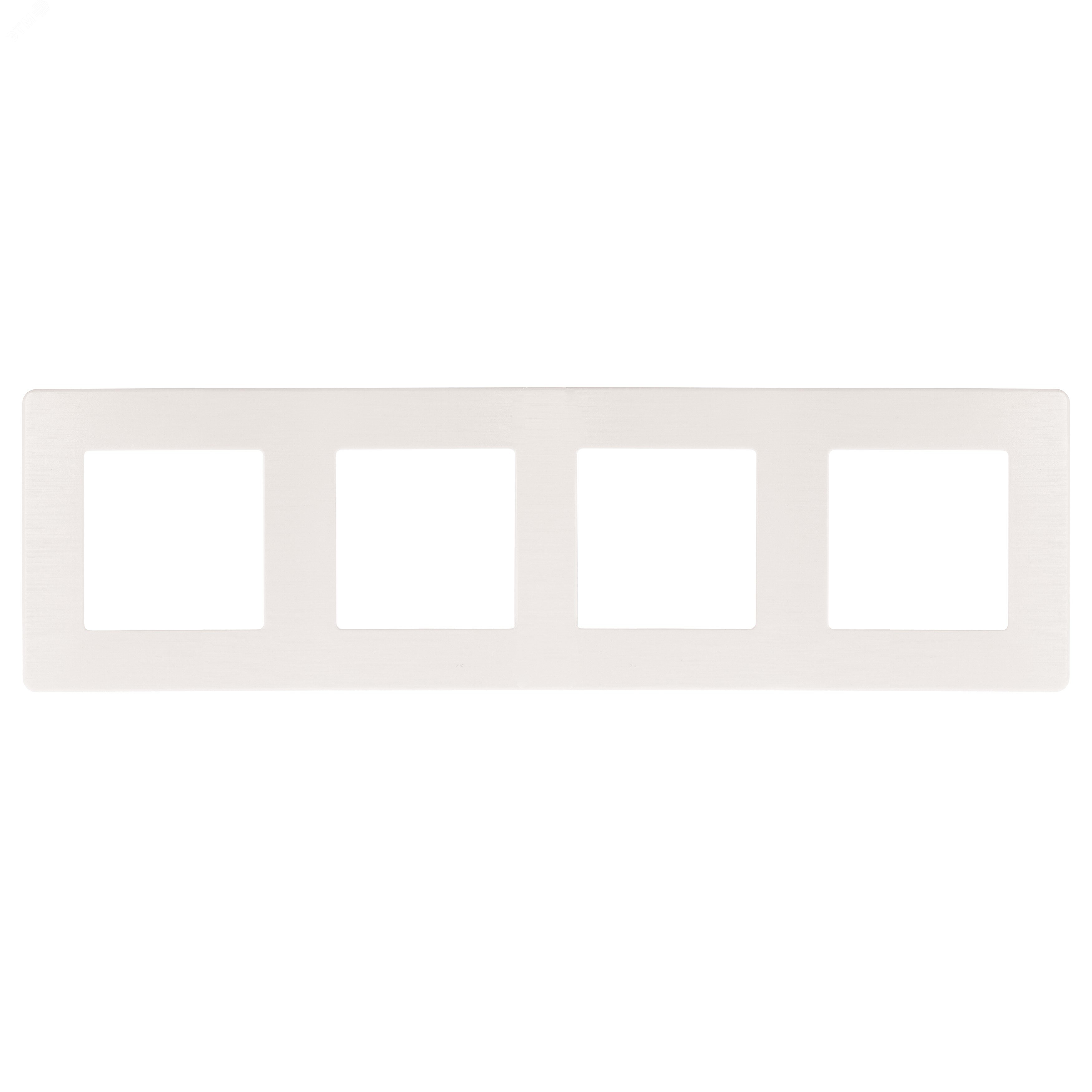 Изображение товара Рамка для розеток и выключателей 4 поста ЭРА серия 12 белый пластик
