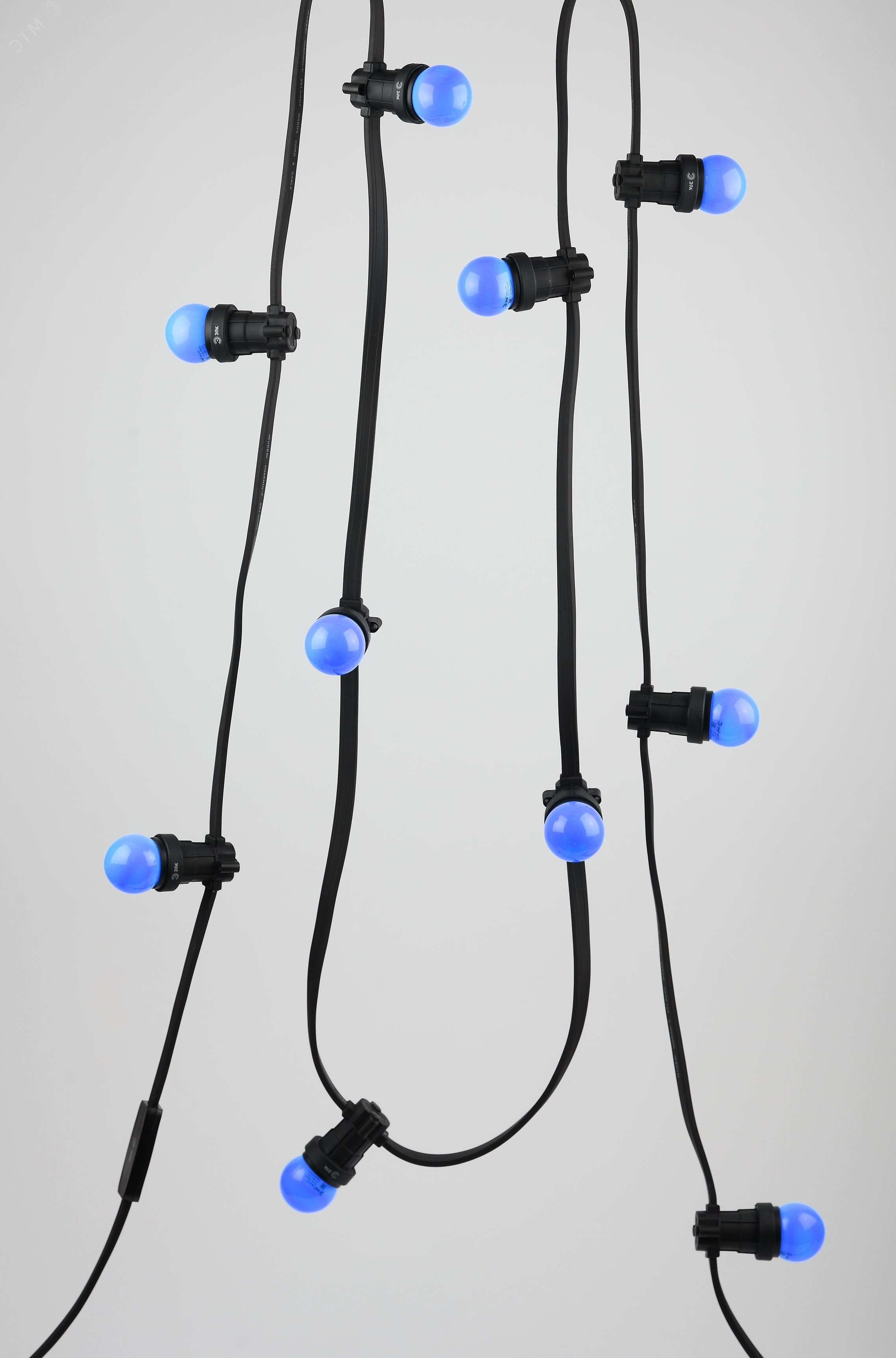Лампа светодиодная для Белт-Лайт диод. шар син., 4SMD, 1W, E27 ERABL45-E27 LED Р45-1W-E27 Б0049573 ЭРА - превью 6