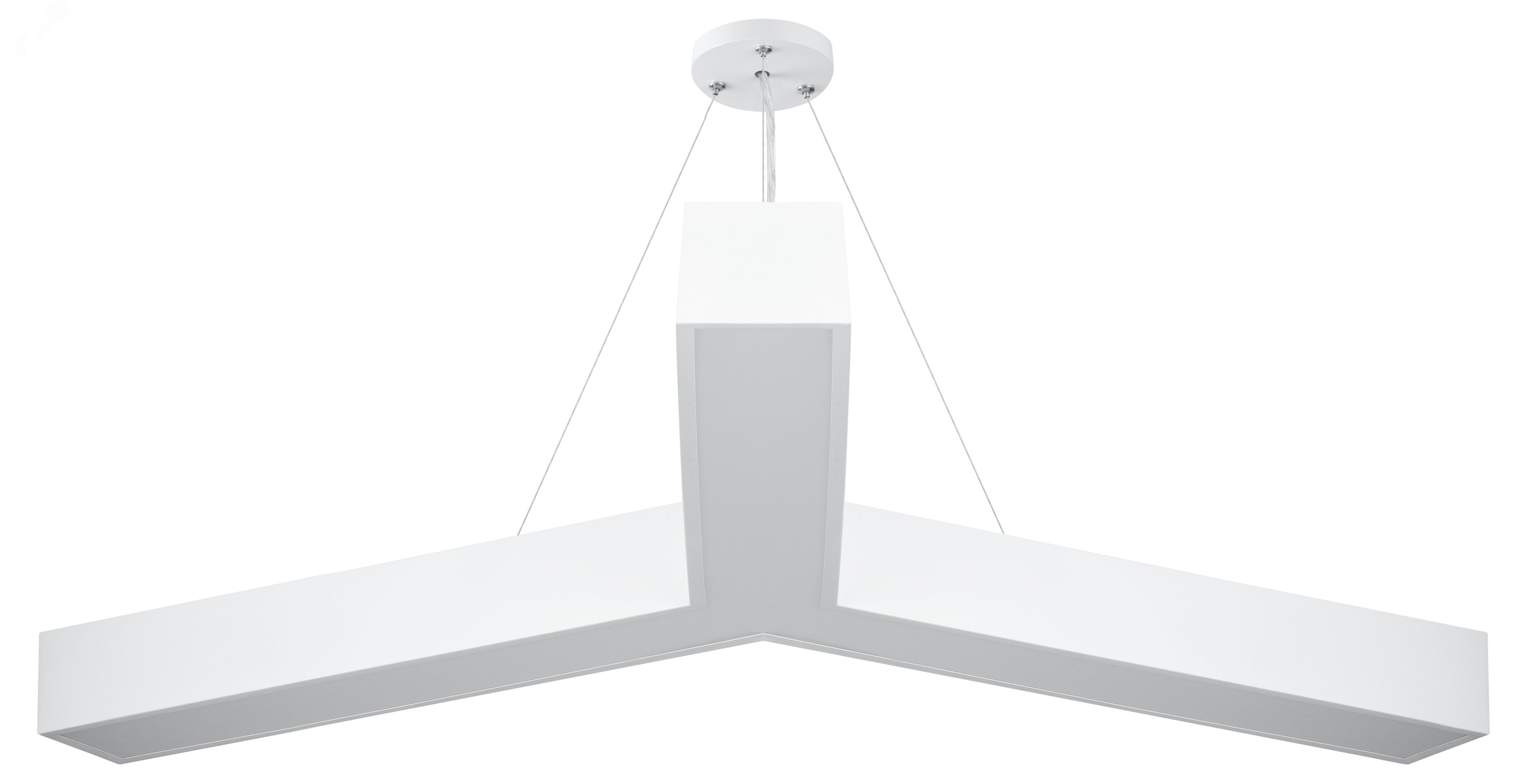 Изображение товара LED светильник Geometria Igrek 66Вт 4000К IP40 подвесной и потолочный