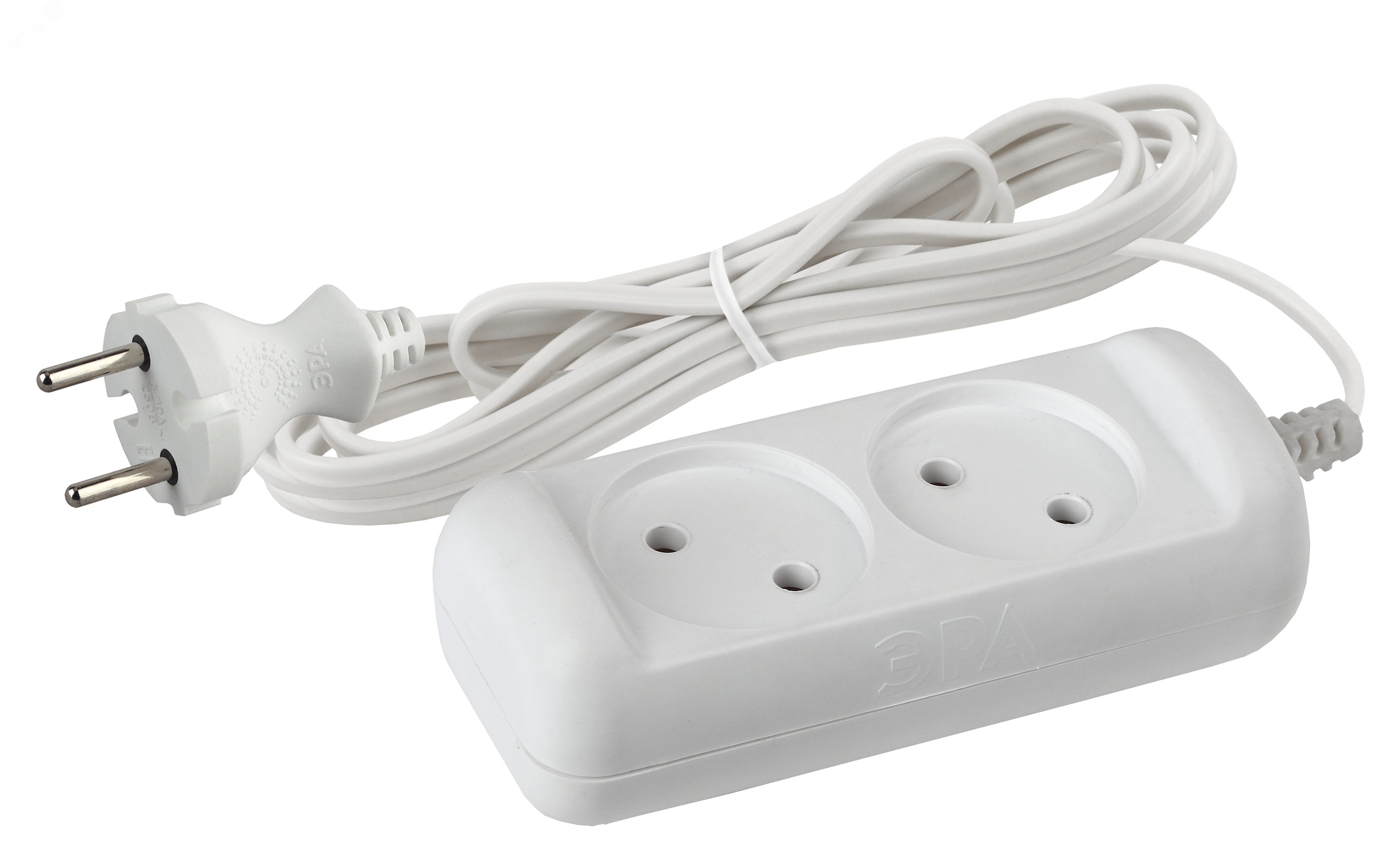 Изображение товара Удлинитель электрический ЭРА UX-2-3m на 2 розетки 3 метра