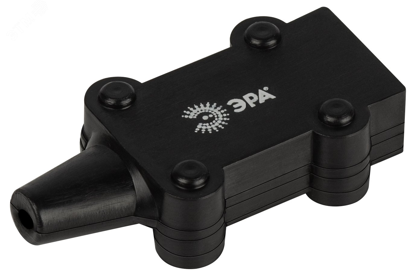 Изображение товара Заглушка для Белт-лайт ERABL- Z на 2 жил черная для гирлянд