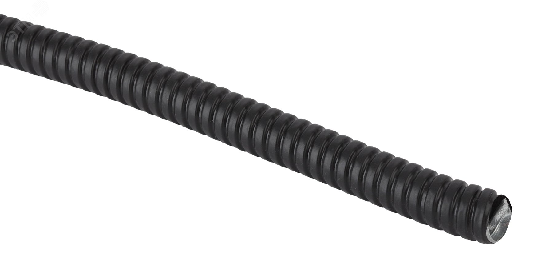 Изображение товара Металлорукав ЭРА MT-RZ-CPng-25-50p в ПВХ изоляции черный 50м