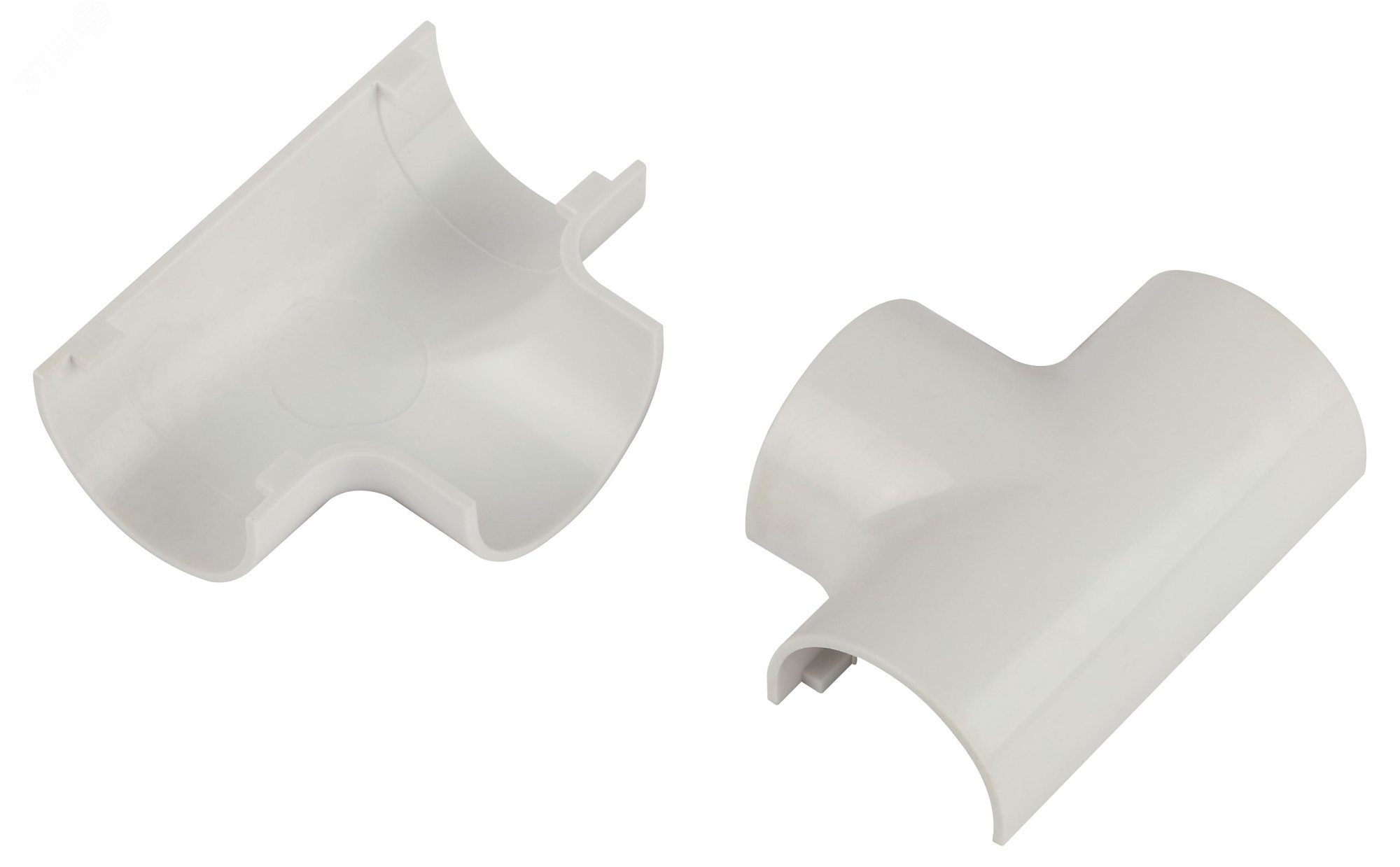 Изображение товара Угол т-образный для кабель-канала белый 20х12мм 2шт комплект ЭРА T-KK-20-12-FW