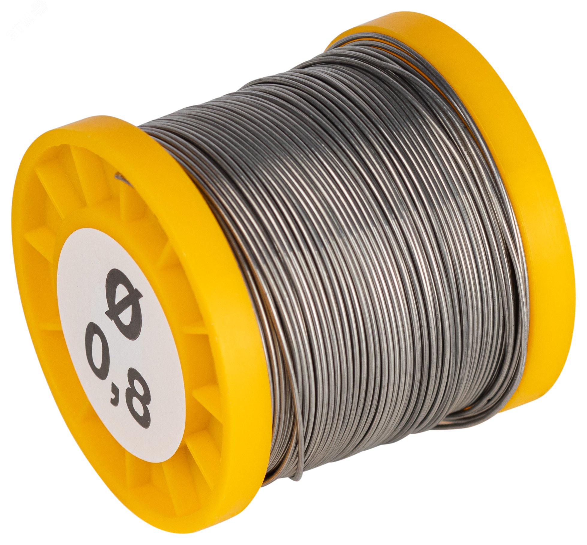 Изображение товара Припой с канифолью для пайки ПОС 61 трубка d 0.8 мм, катушка 200 гр (шт)