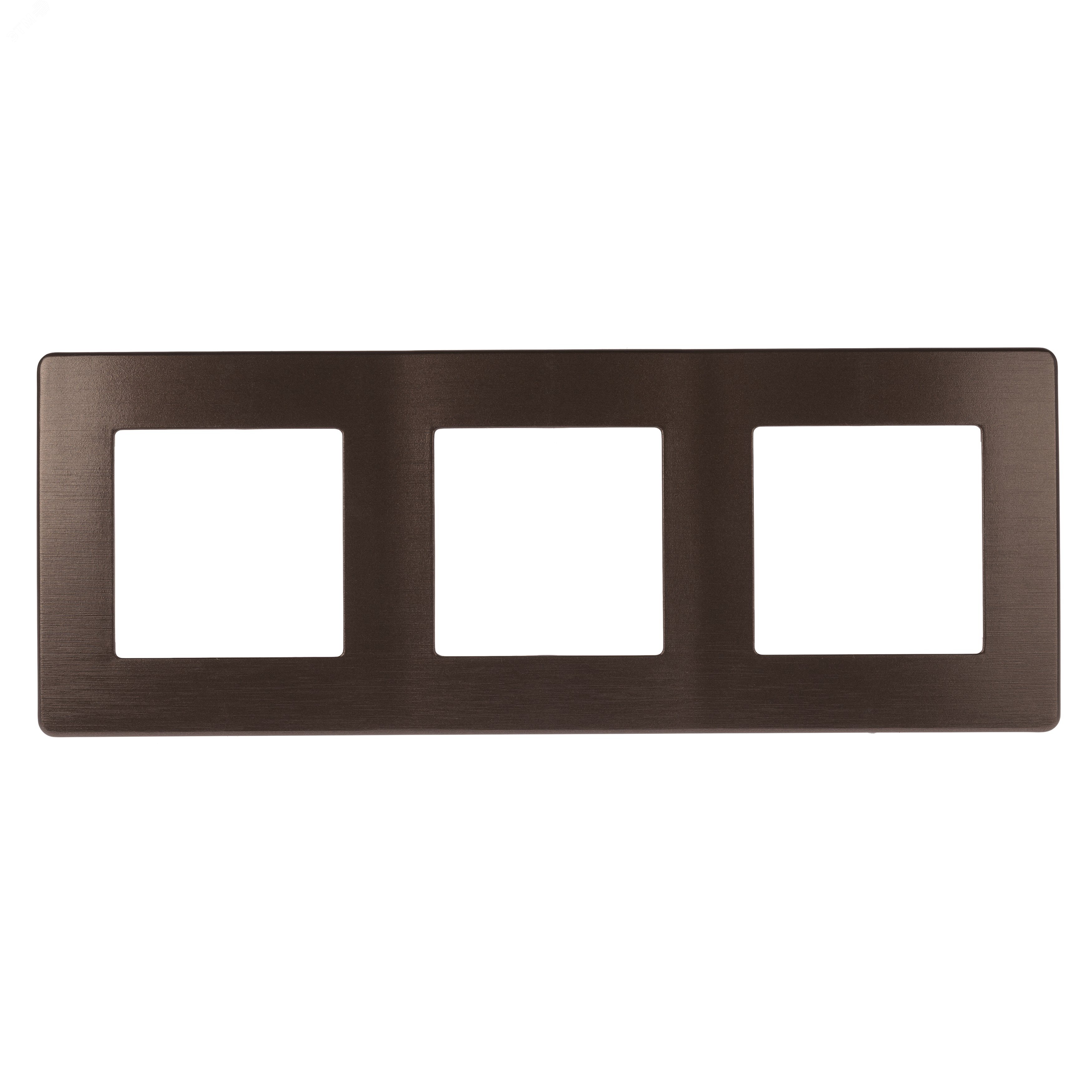 Изображение товара Рамка для розеток и выключателей ЭРА серия 12 3 поста бронза сатин