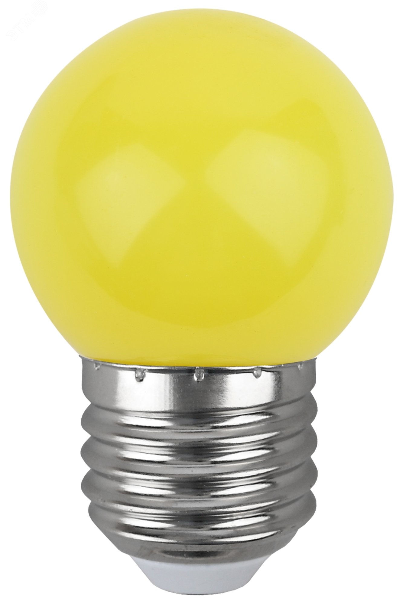 Лампа светодиодная для Белт-Лайт диод. шар, желт., 4SMD, 1W, E27 ERAYL45-E27 LED Р45-1W-E27 Б0049576 ЭРА - превью 3