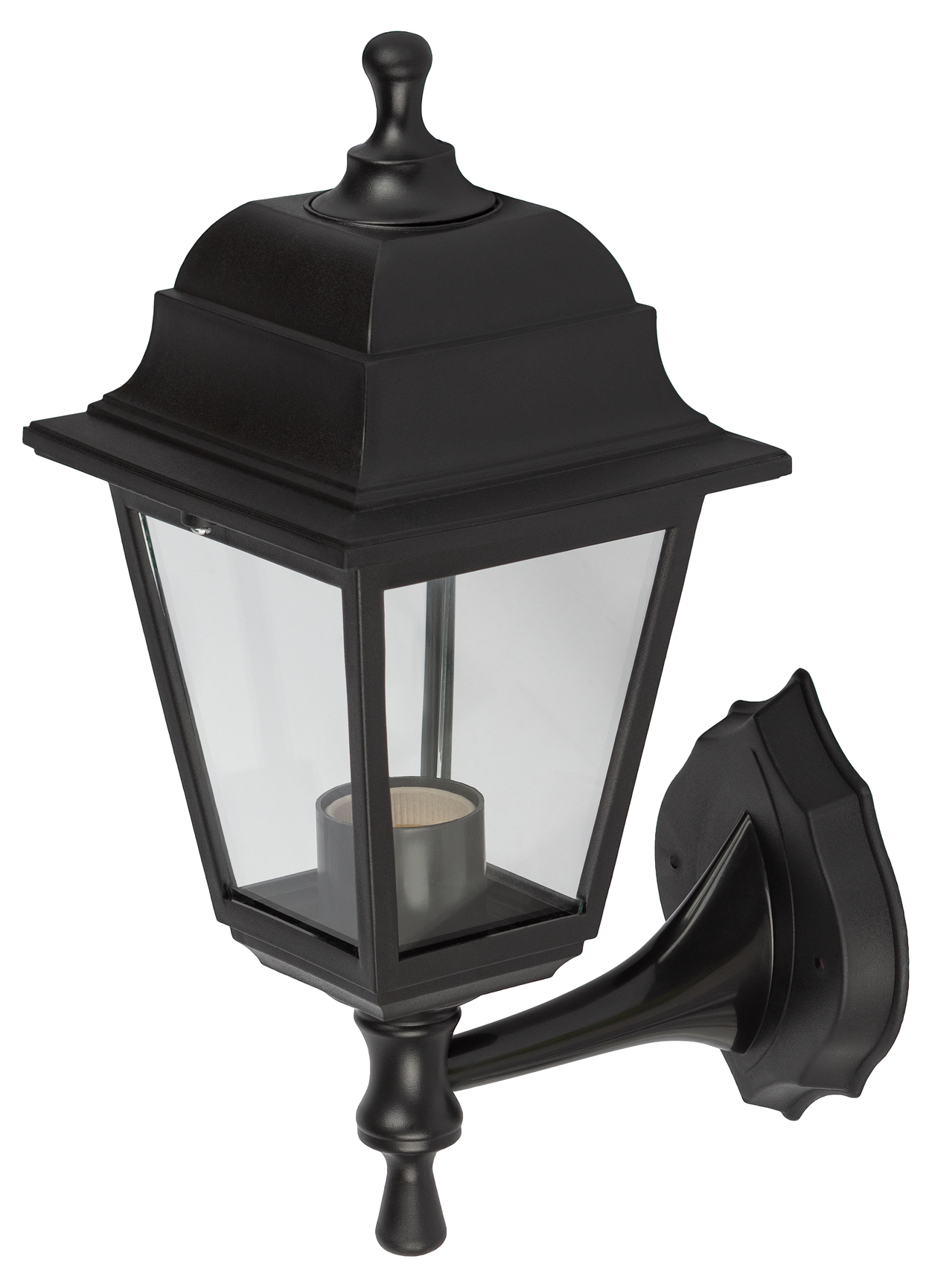 Светильник настенный НБУ 04-60-001 четырехгранный черный IP44 Е27 max60Вт