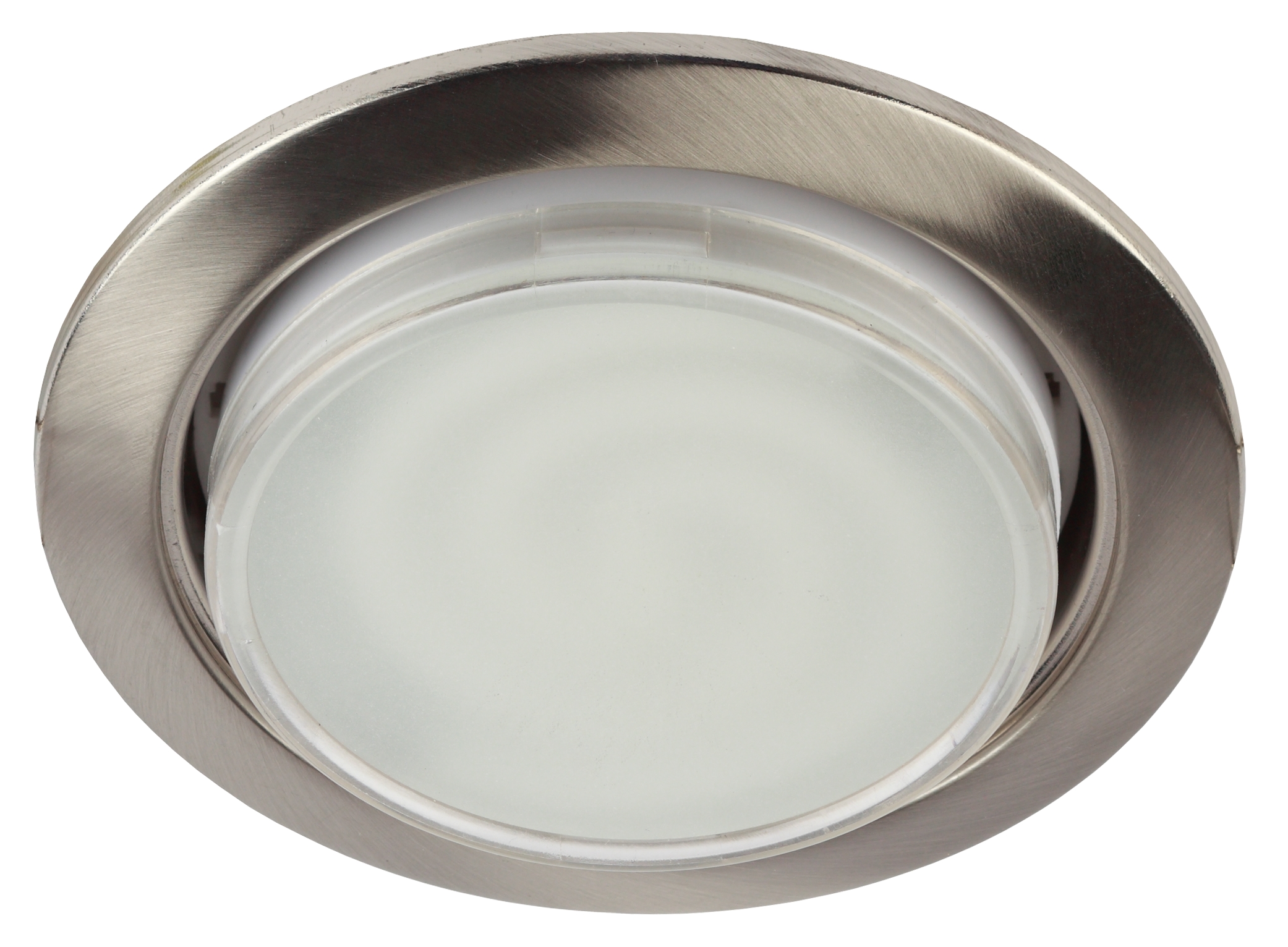 Светильник встраиваемый KL35 SN-10 под лампу Gx53 220V 13W сатин никель (10/100/2100)