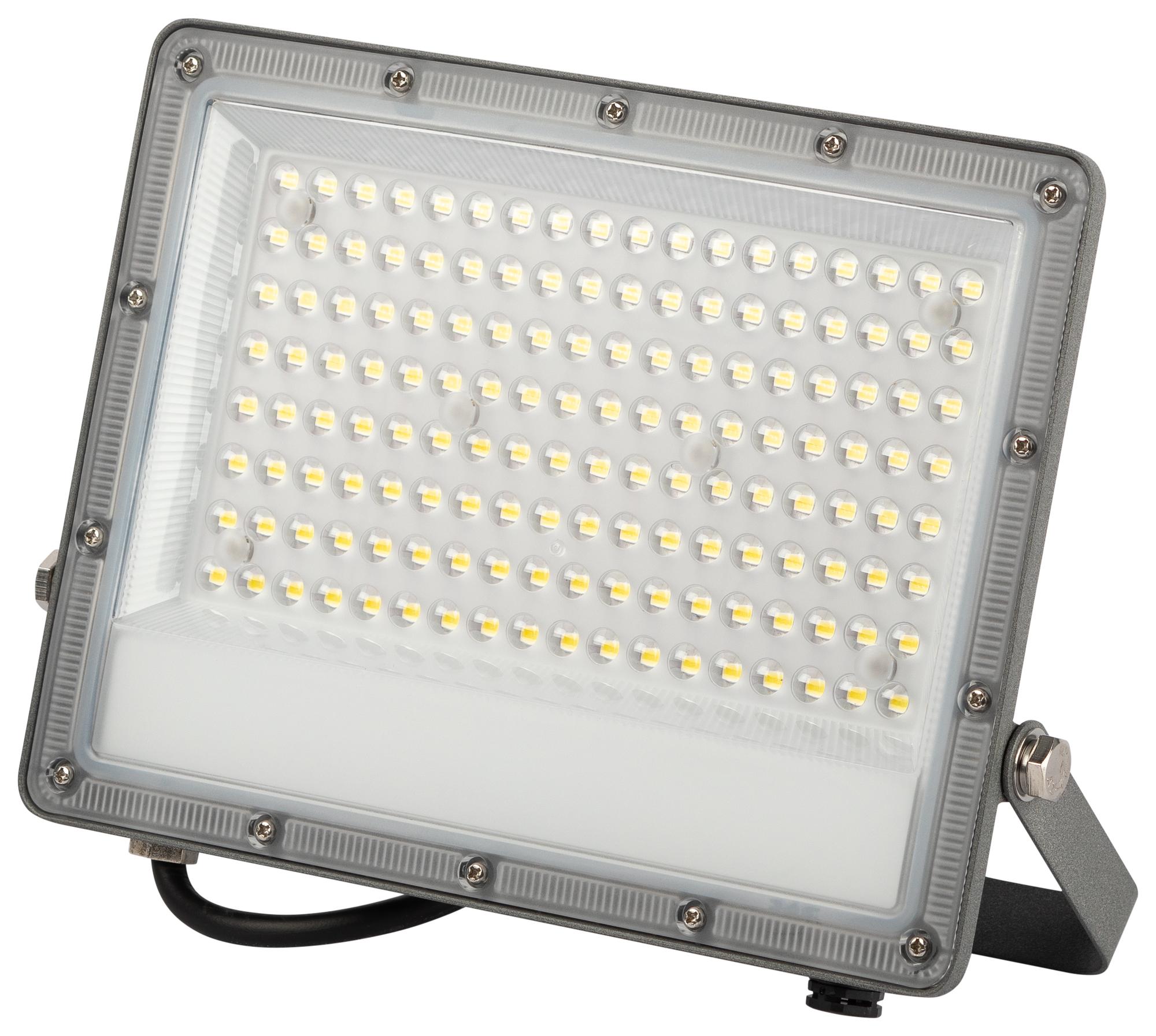 Прожектор светодиодный ДО-100 Вт 10000 Лм 6500K IP65 90 градусов LPR-063-0-65K-100 PRO