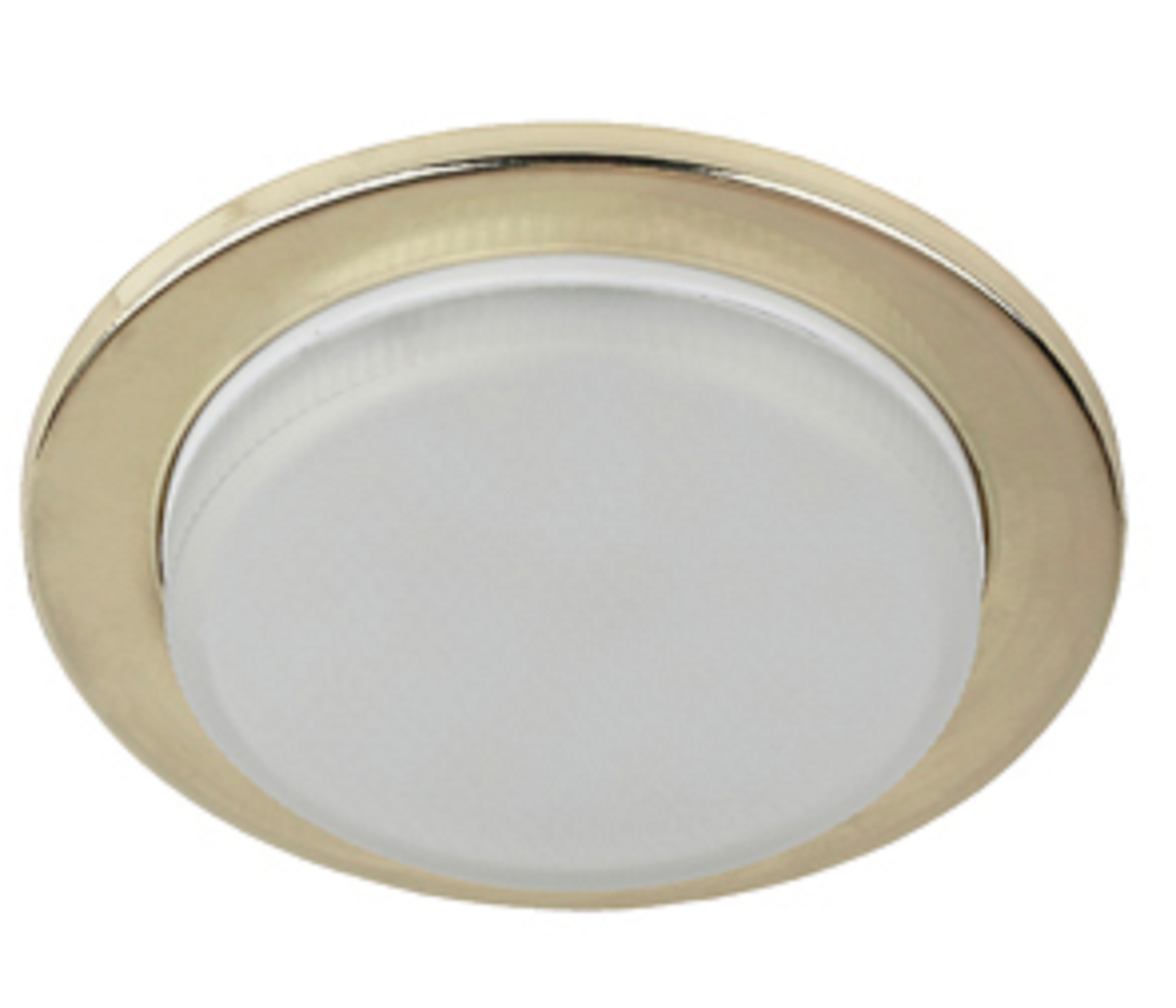 Светильник встраиваемый KL70 GD /1 под лампу Gx53 тонкий 220V 13W золото (40/2200)