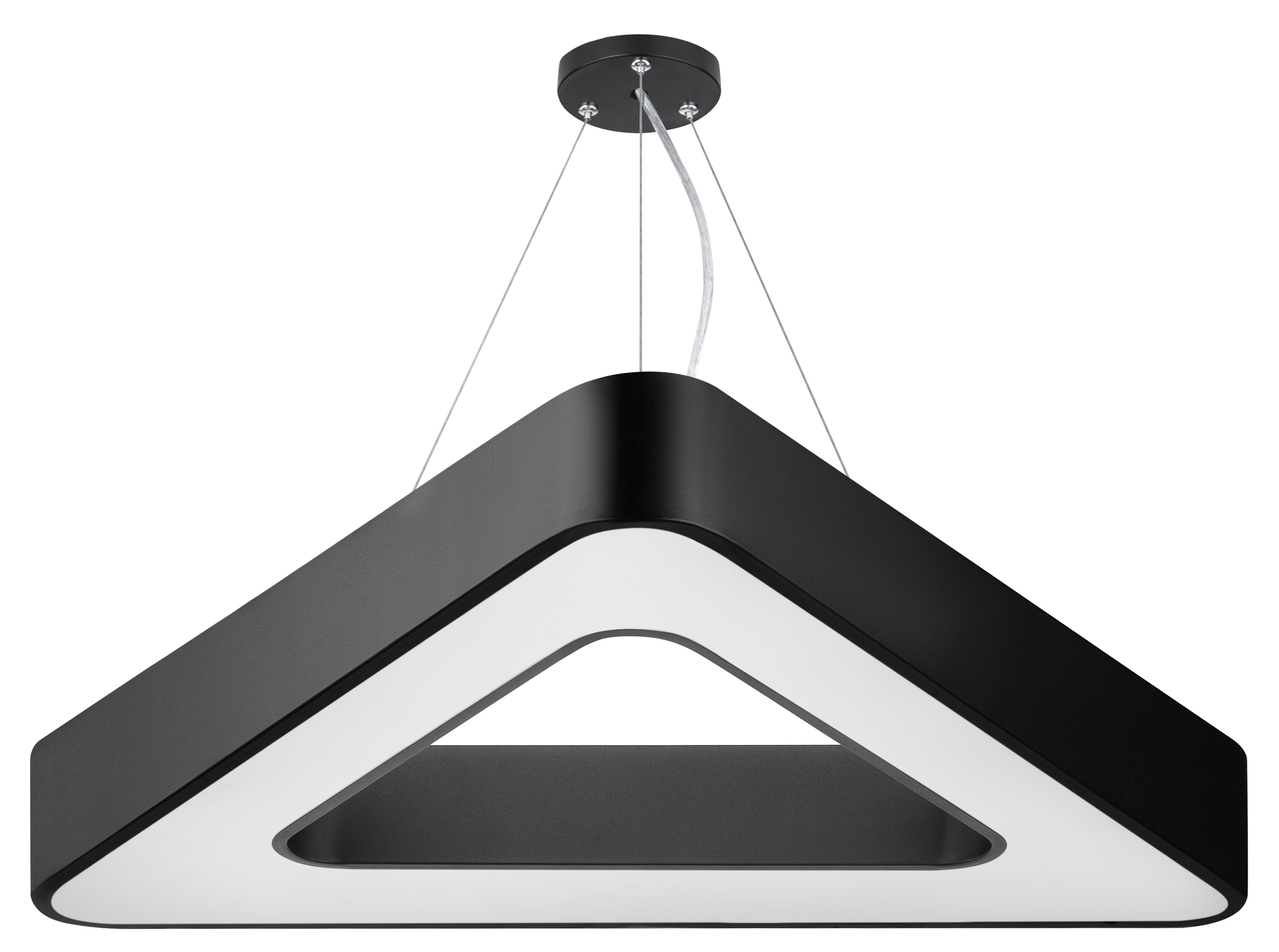 Светильник подвесной светодиодный 30Вт 2100Лм 4000К IP40 600х80 черный Geometria Delta SPO-153-B-40K-030 драйвер внутри