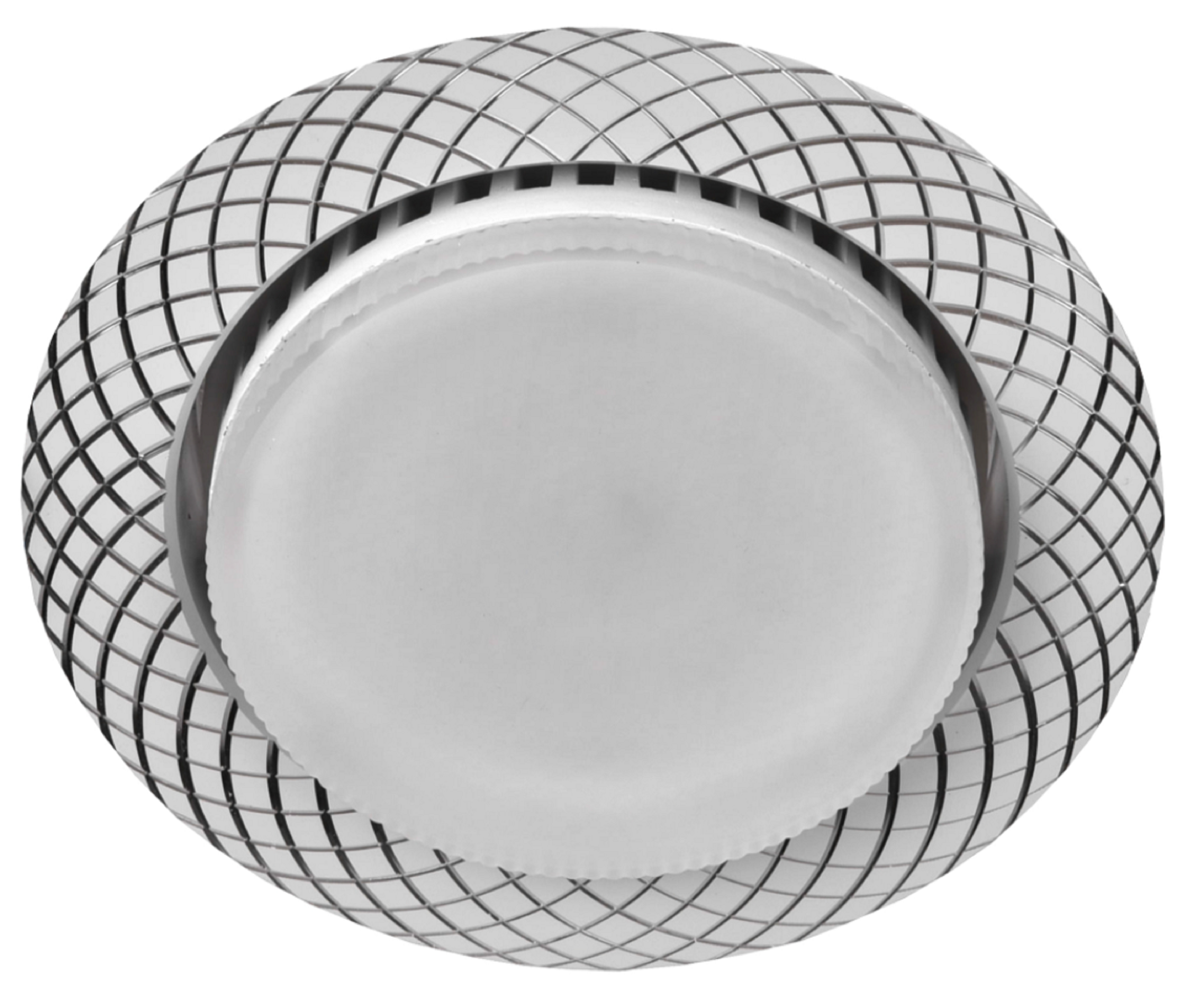 Светильник встраиваемый KL 76 AL/WH /1 под лампу Gx53 220V 13W белый (50/1000)