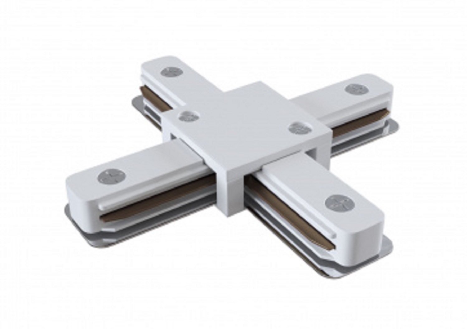 Коннектор TR-1PA-СX-WH X-образный для однофазного шинопровода белый