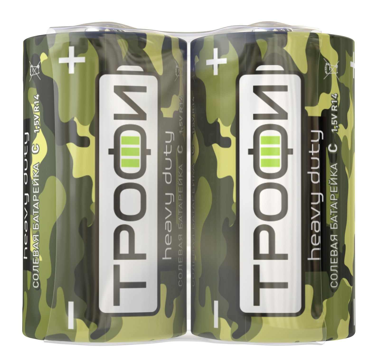 Батарейка Трофи R14-2S CLASSIC HEAVY DUTY Zinc (12/600/9600)