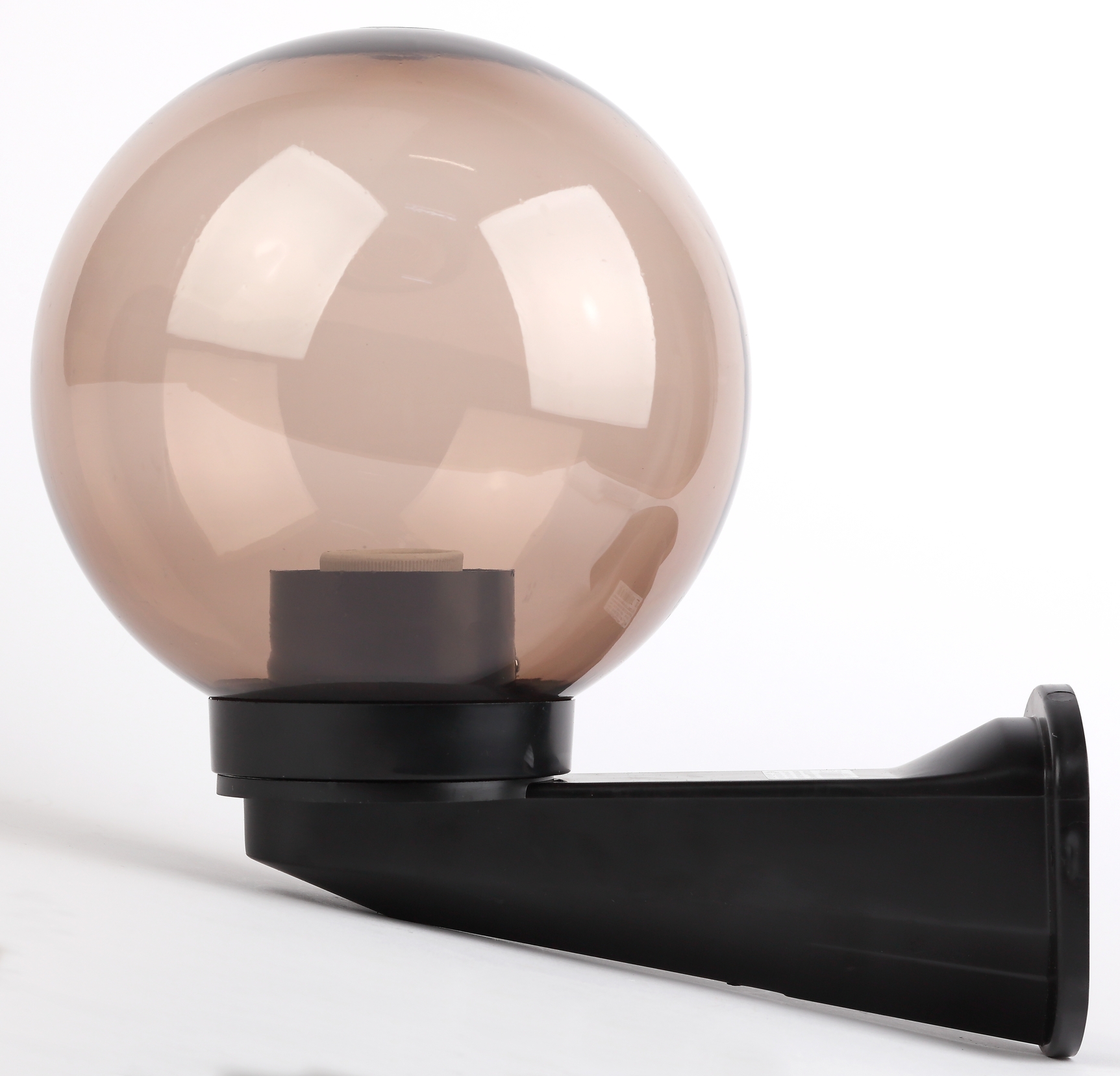 Светильник настенный НБУ 01-60-205 шар дымчатый IP44 Е27 max60Вт d200mm с настенным крепежом