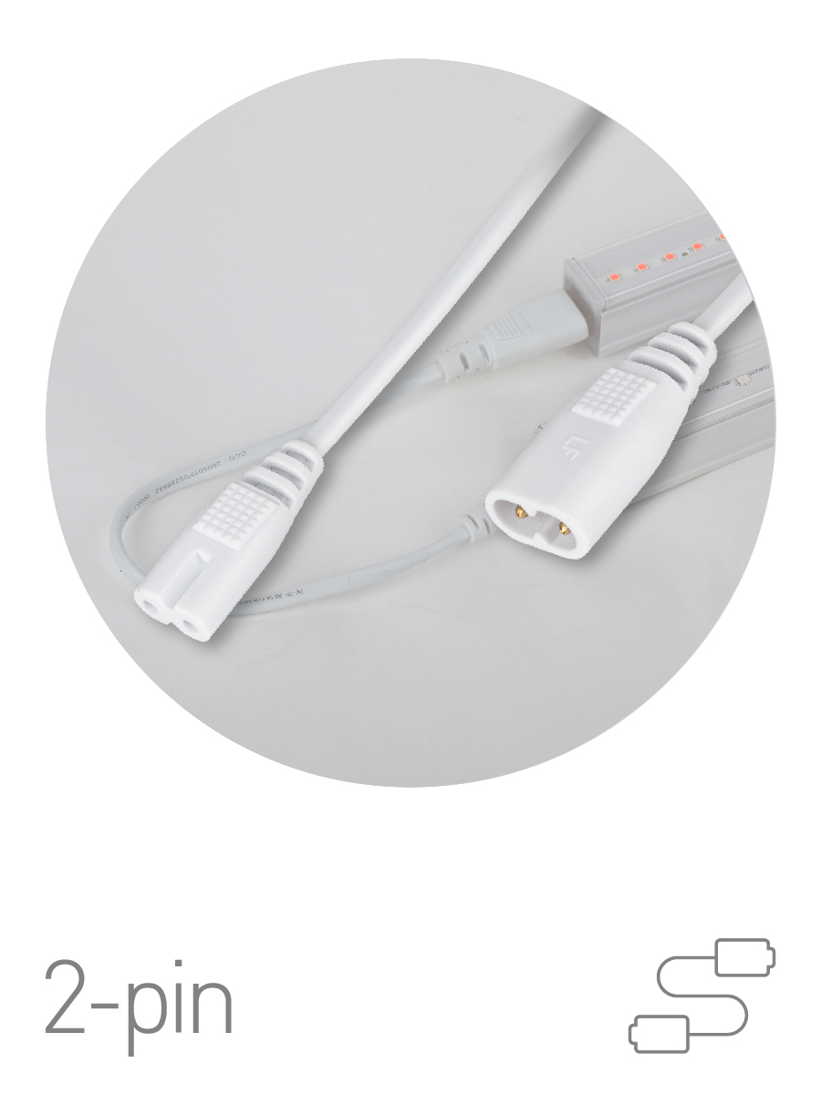Кабель соединительный для фитолампы FITO-wire v.2 0.5 м коннекторы IEC C7- IEC C8