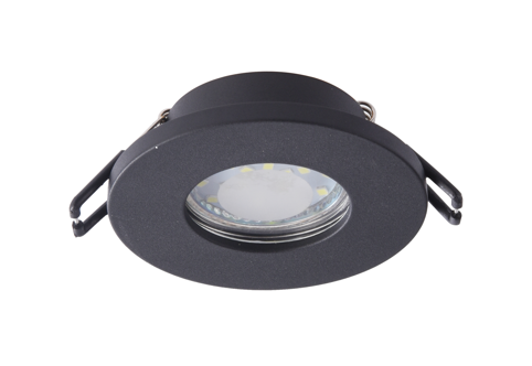 Светильник встраиваемый влагозащищенный WR3 BK MR16/GU5.3, IP44, черный