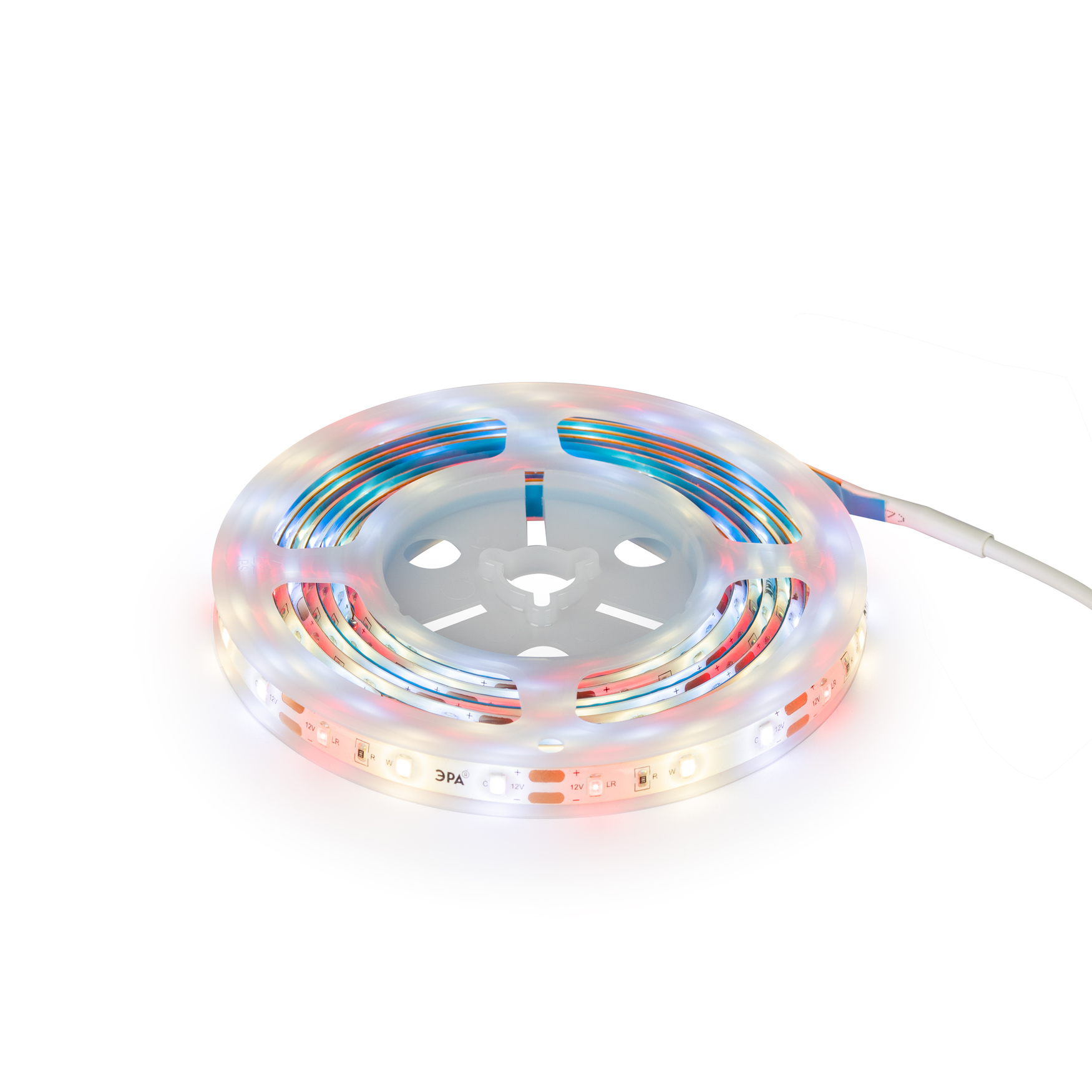 Лента светодиодная для растений полного спектра 3м IP65 с адаптером 12V FITO-Strip Light-Rа90-27W-3m-12V-IP65