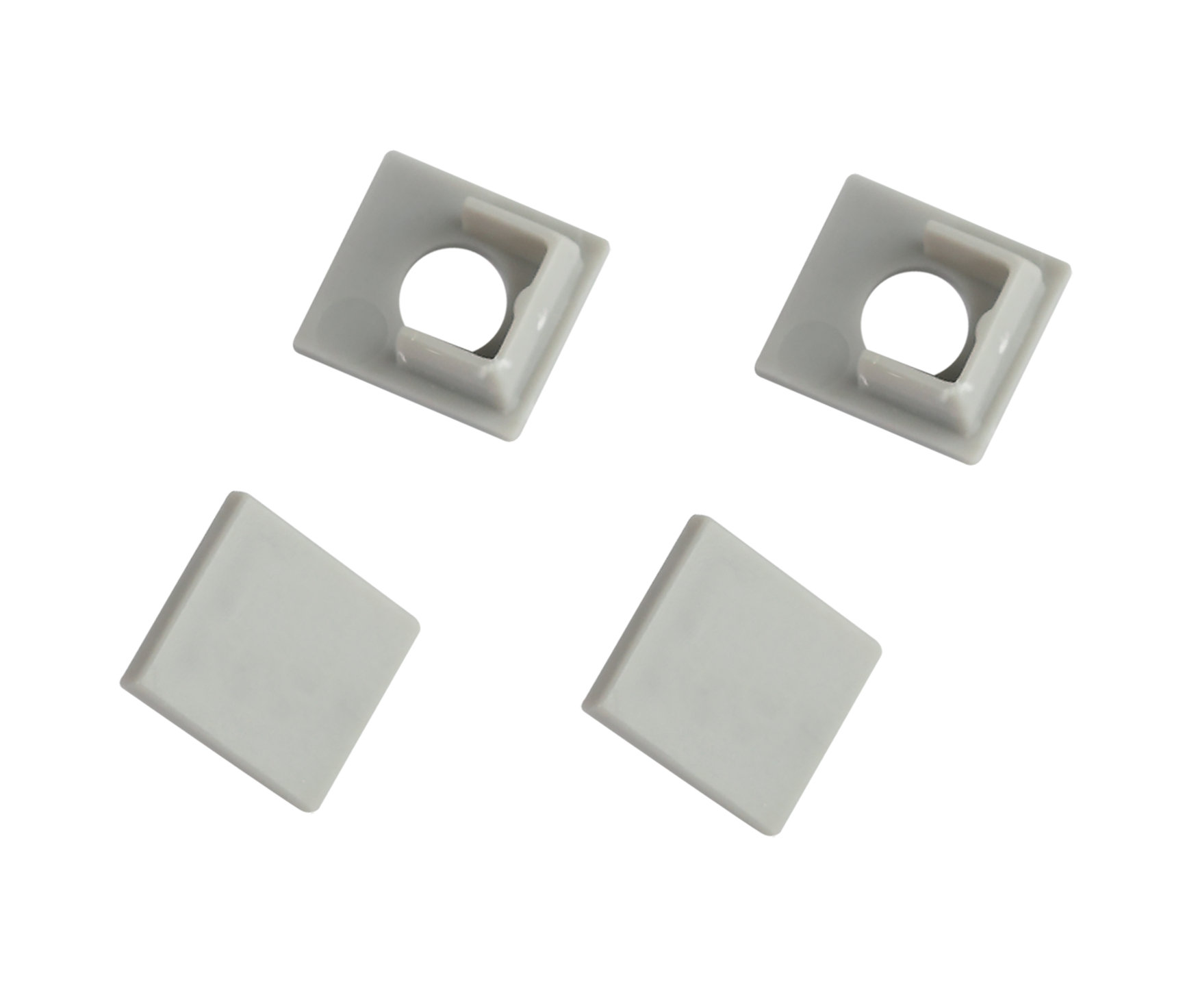 Набор заглушек 5022-3 для профиля 5022, 4624, 5313(01) 3313, 3213, 5313(02) 2шт глухие 2шт с отверстием