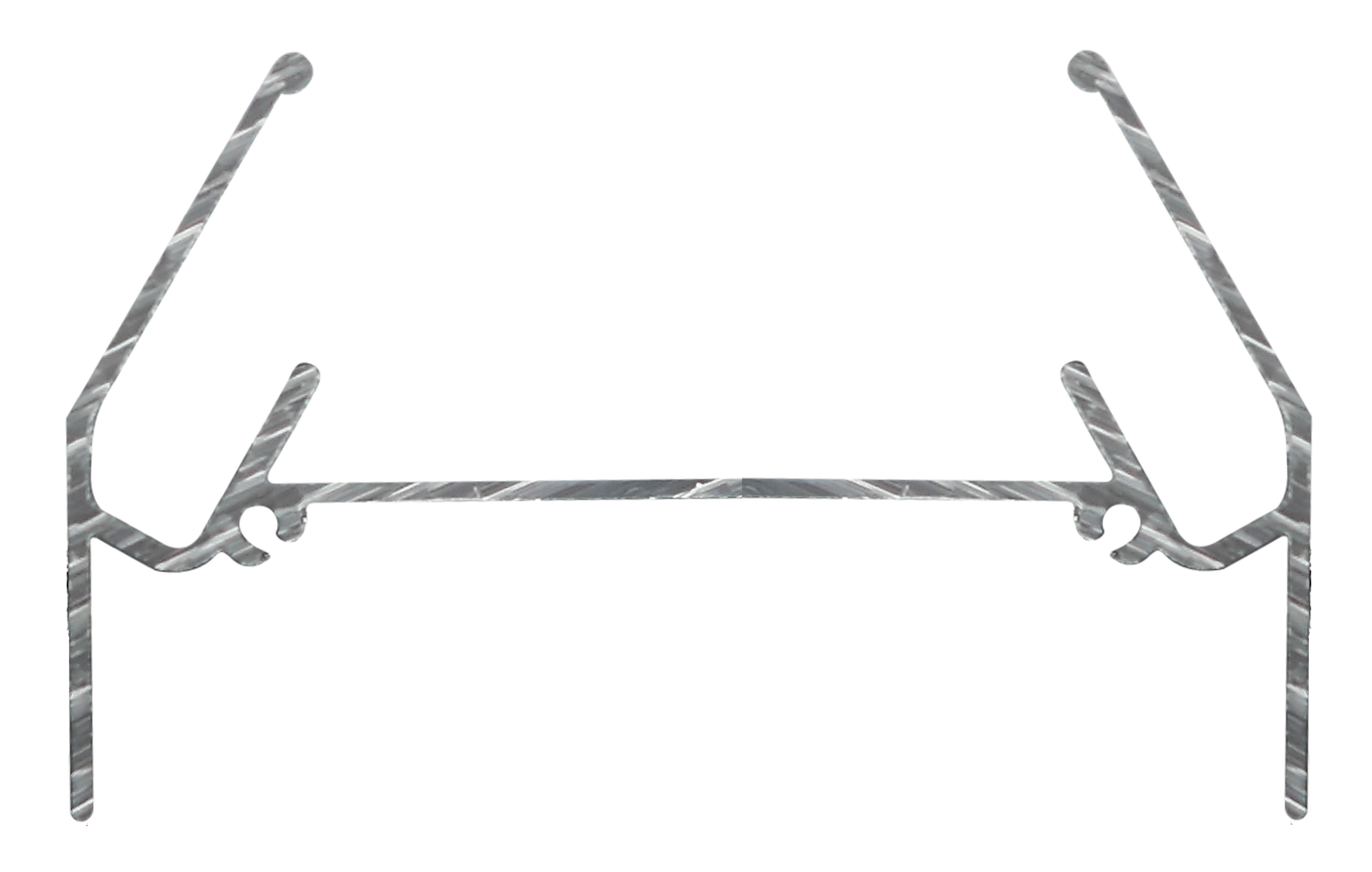 Профиль алюминиевый для установки 1ф шинопровода с натяжными потолками 2 шт. по 2 м. TR-1PTR-RMP