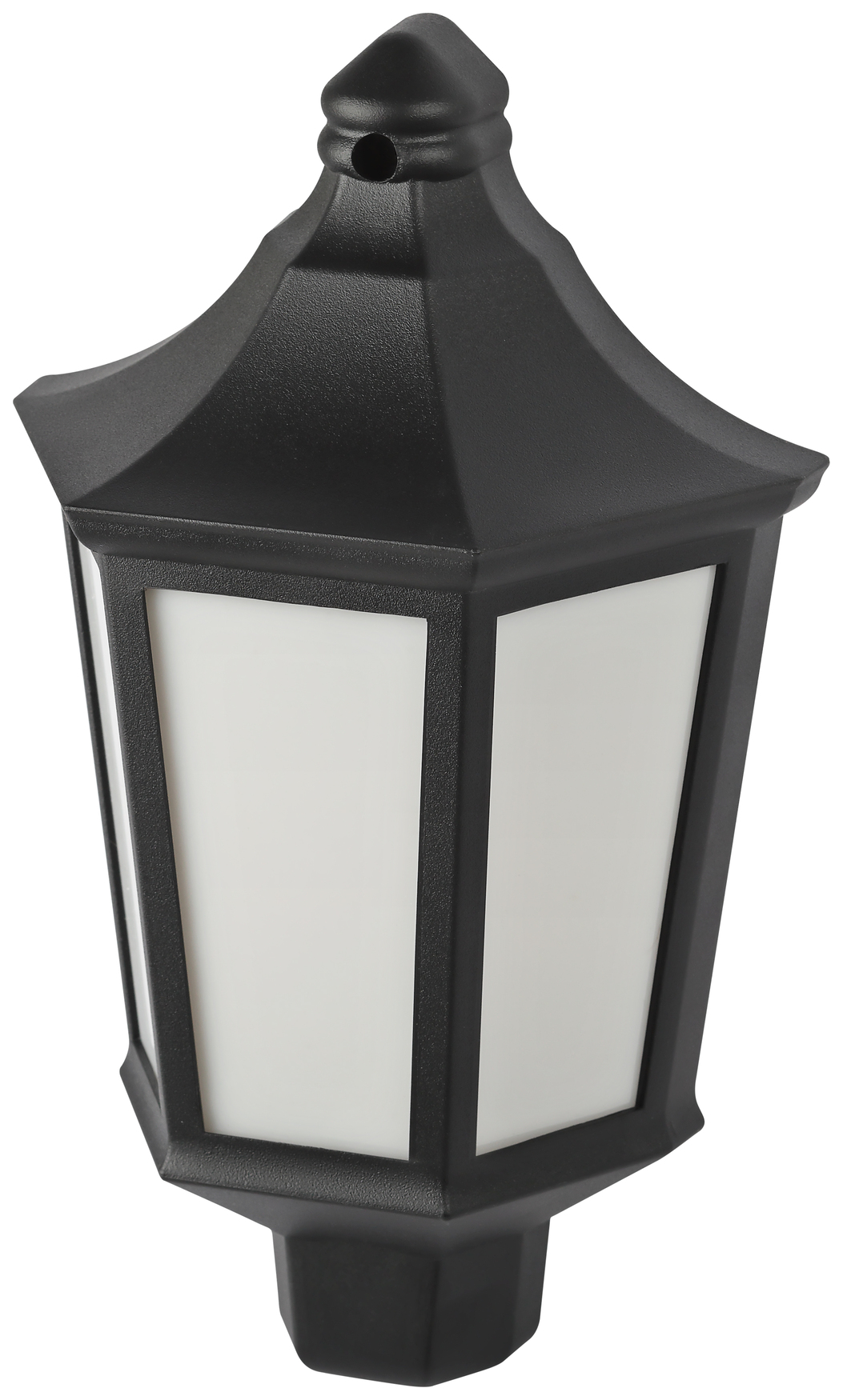 Светильник садово-парковый НБУ 60Вт 06-60-003 Ника черный белое основание матовый