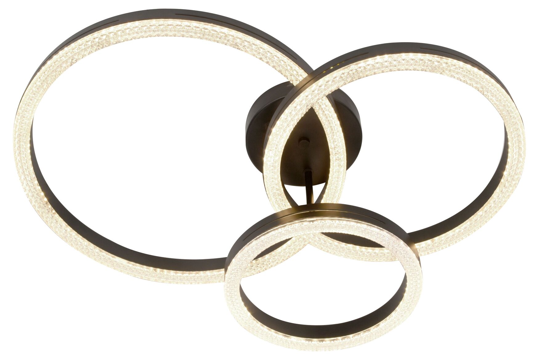 Светильник светодиодный потолочный ДПБ-110Вт 3000К/6000К Модерн Bloom CLL-1 110W RC BK с ДУ