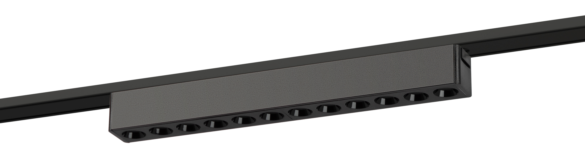 Светильник светодиодный трековый с направленным светом для тонкой магнитной системы 12Вт 4000К черный TRM-S5-2-12W4K-BK