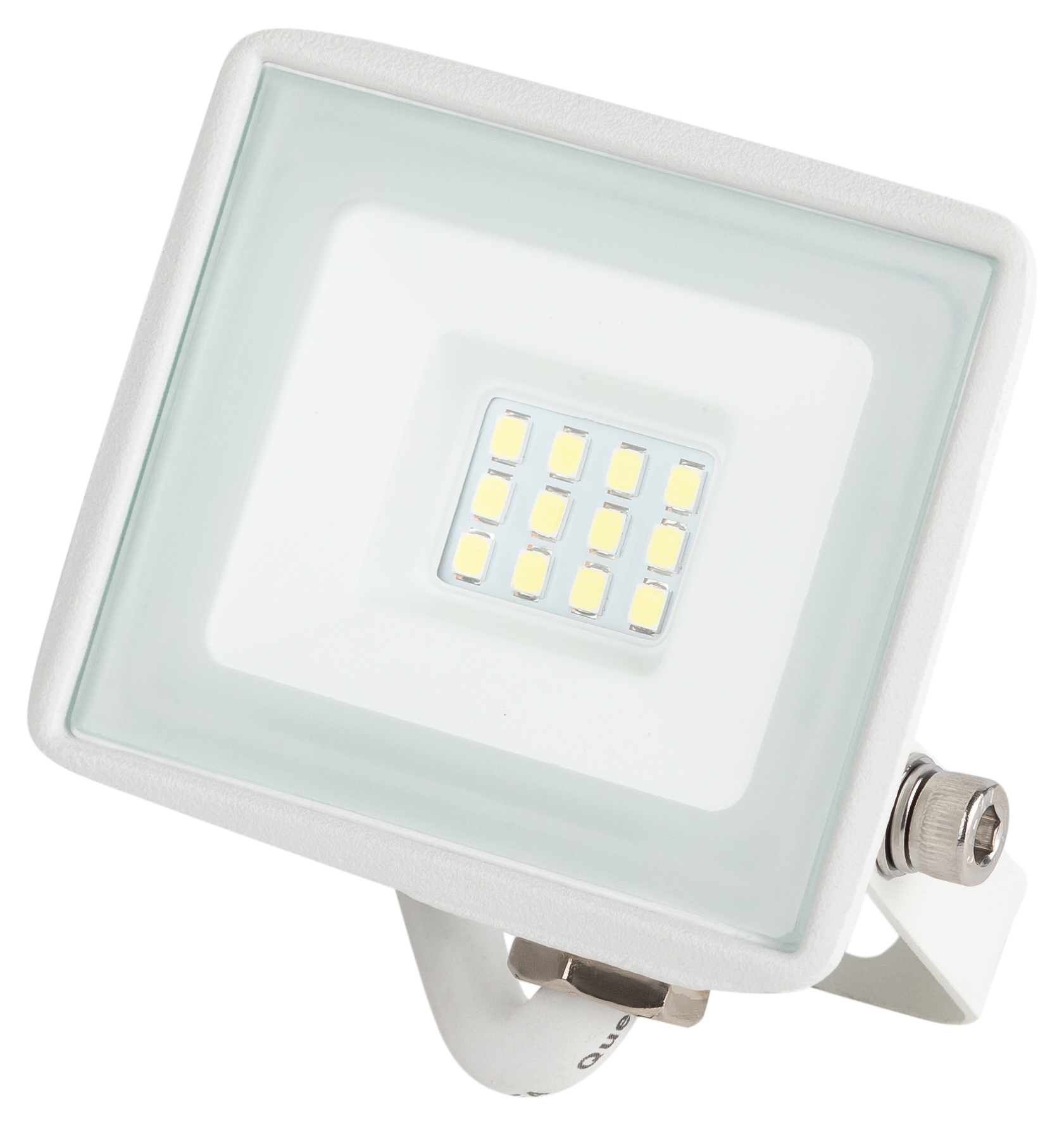 Прожектор светодиодный ДО-10 Вт 6500К 800 Лм IP65 белый 10w холодный 200-240В LPR-023-W-65K-010