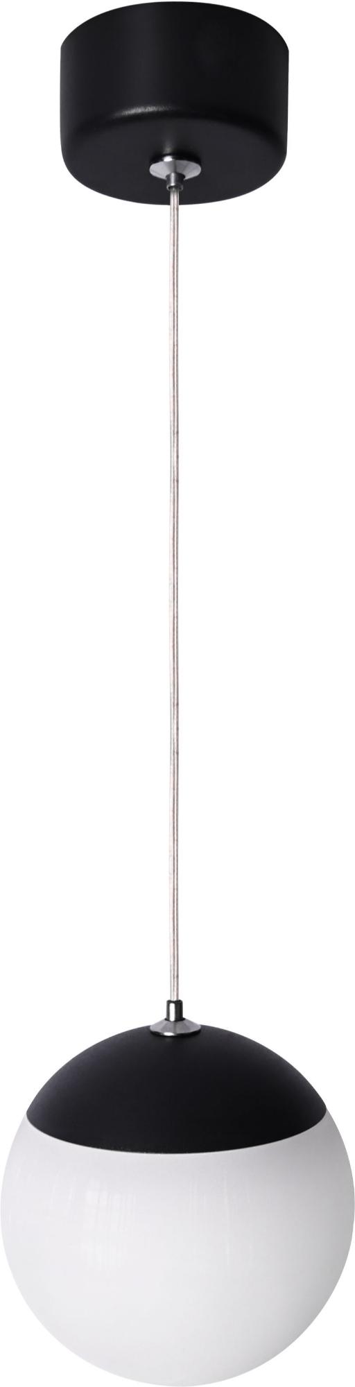 Светильник подвесной (подвес) потолочный шар черный ADELAIDA PL35 BK G9