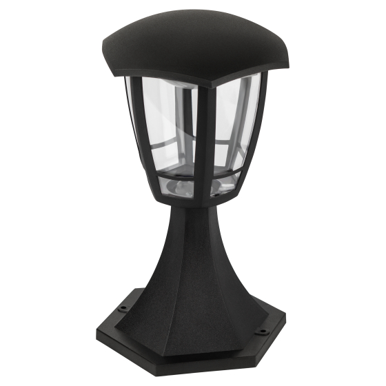 Светильник светодиодный ДТУ 8Вт 3000K IP44 07-8-003 Валенсия 1 черный 6 гранный