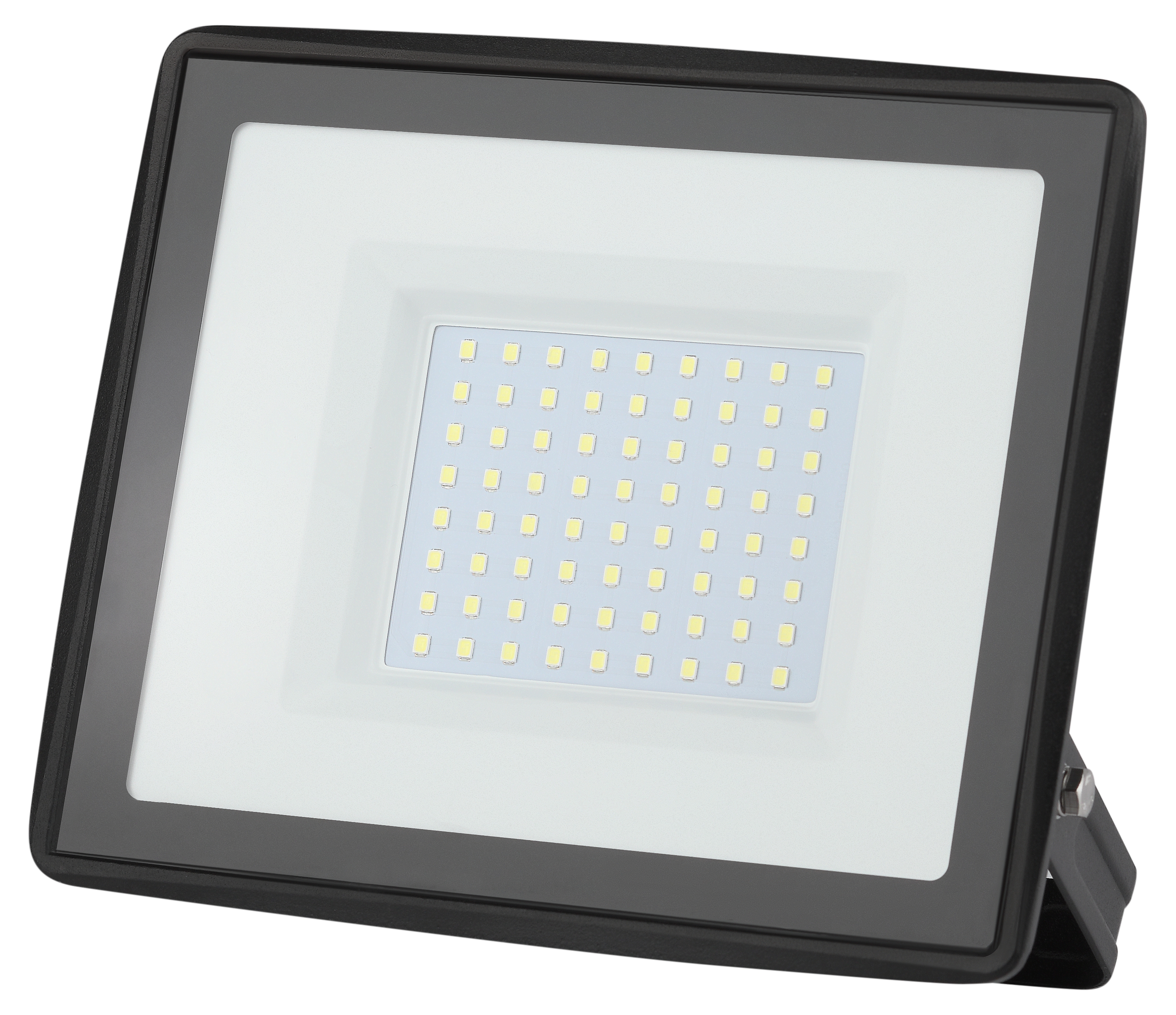 Прожектор светодиодный ДО-100 Вт 6500К 8000 Лм IP65 черный 100w холодный 200-240В LPR-023-0-65K-100