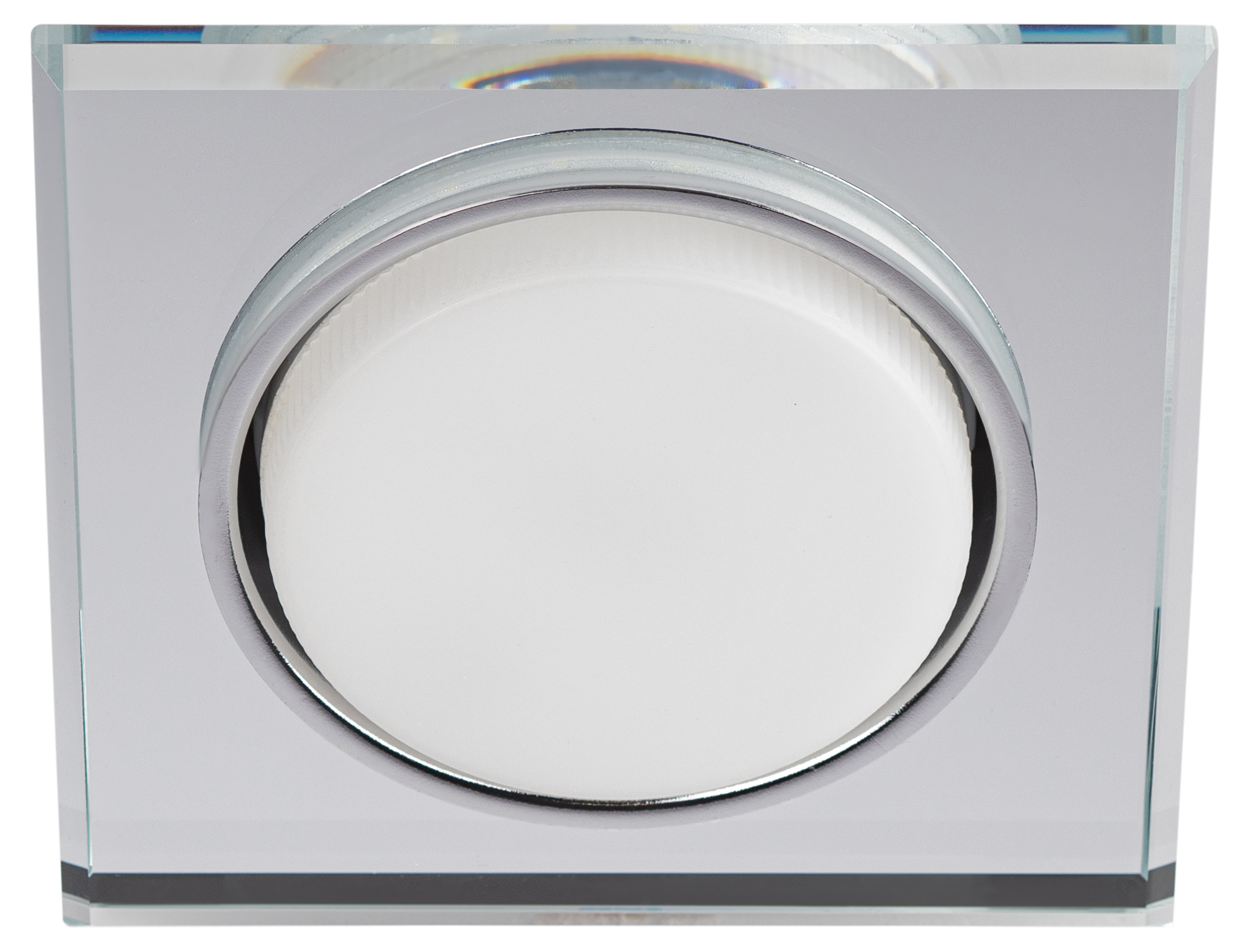 Светильник встраиваемый со светодиодной подсветкой DK LD50 MR GX53 зеркальный