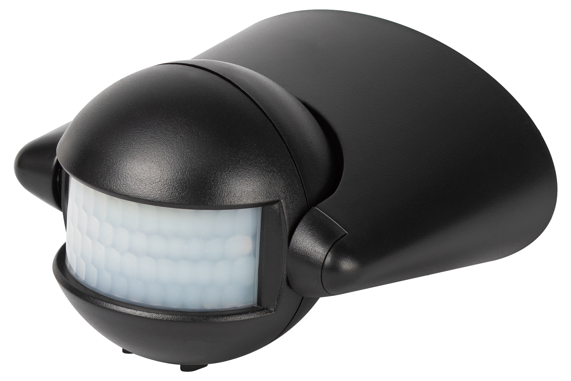 Датчик движения настенный инфракрасный 1200 Вт 180 градусов IP44, черный MD 03