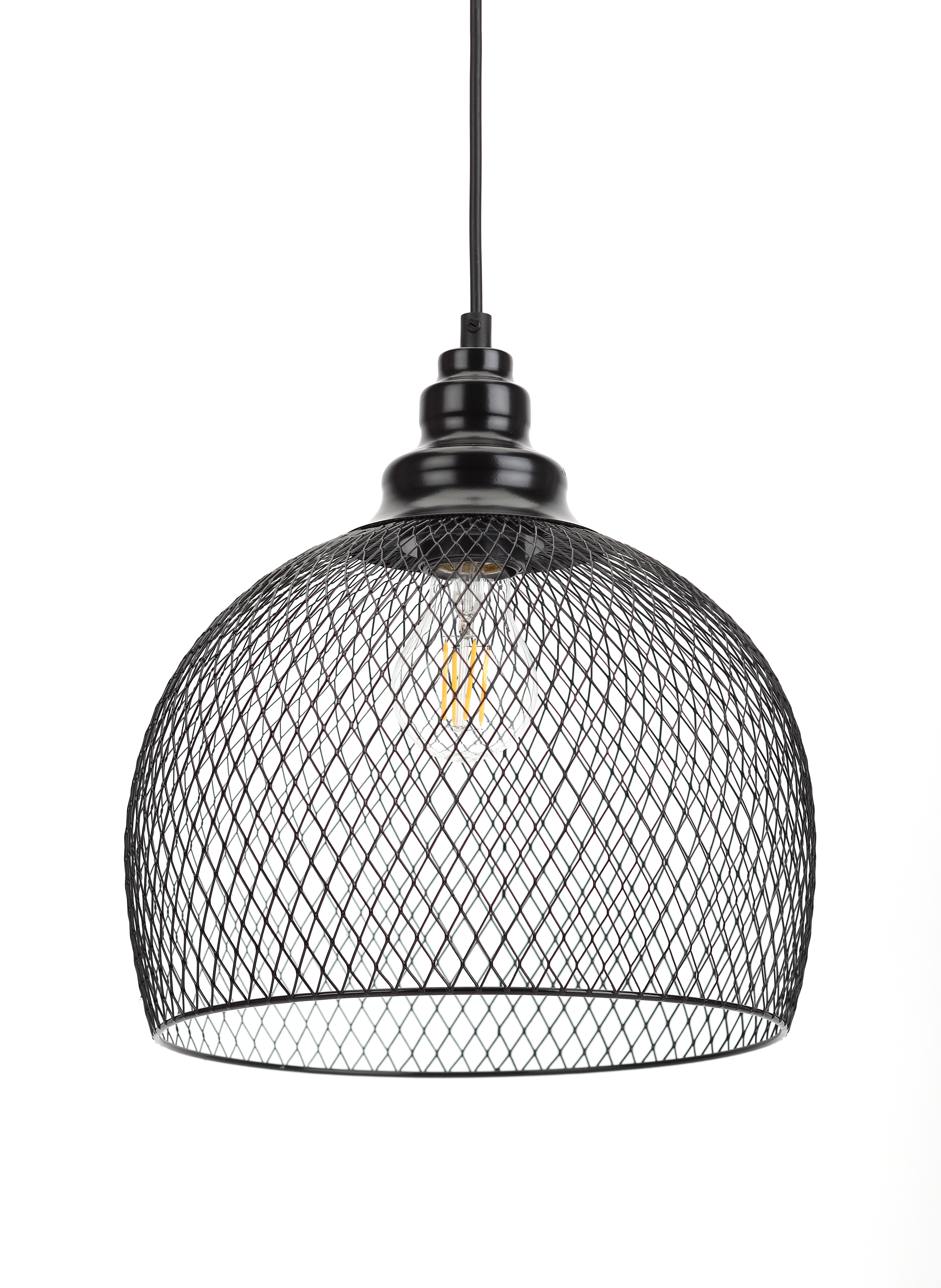 Подвес PL7 BK металл, E27, max 60W, d280 мм, черный (8/32)