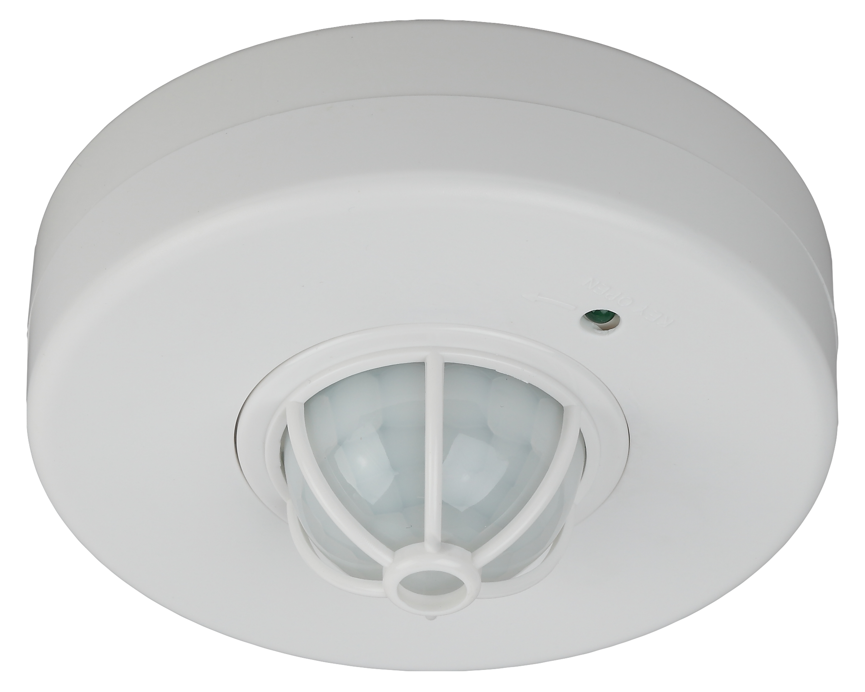 Датчик движения белый максимальная нагрузка 1200Вт угол обзора 360 градусов дальность 6м MD 016