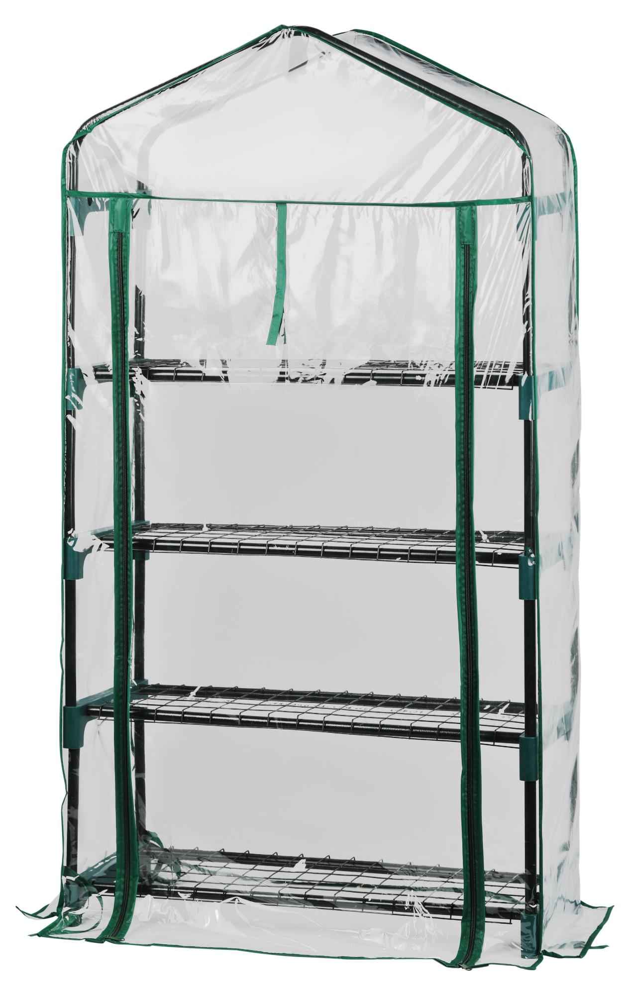 Теплица GREEN APPLE GA-House-4x-frame 4 яруса 1250х690х300 мм