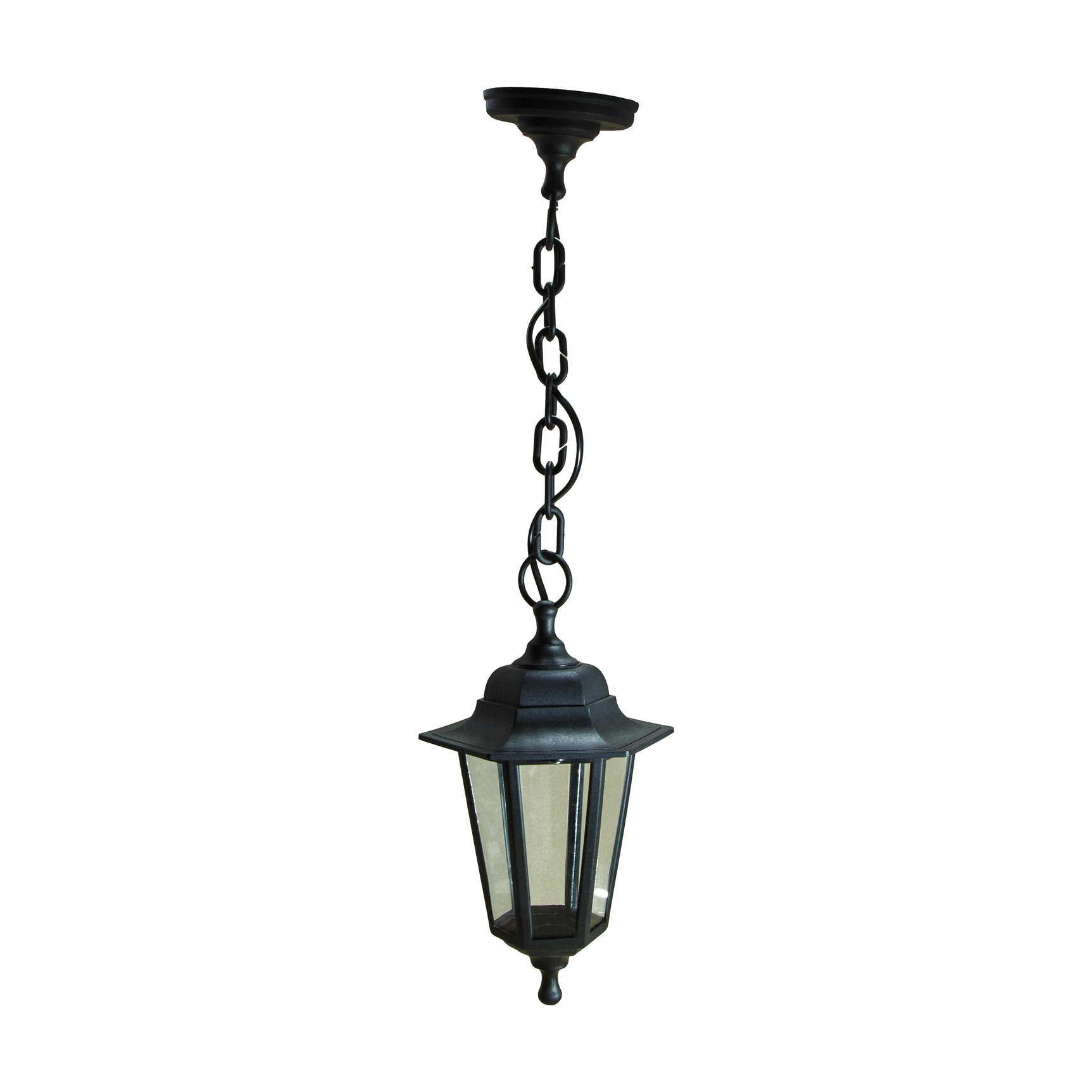 Светильник подвесной НСУ 06-60-00 шестигранный черный IP44 Е27 max60Вт