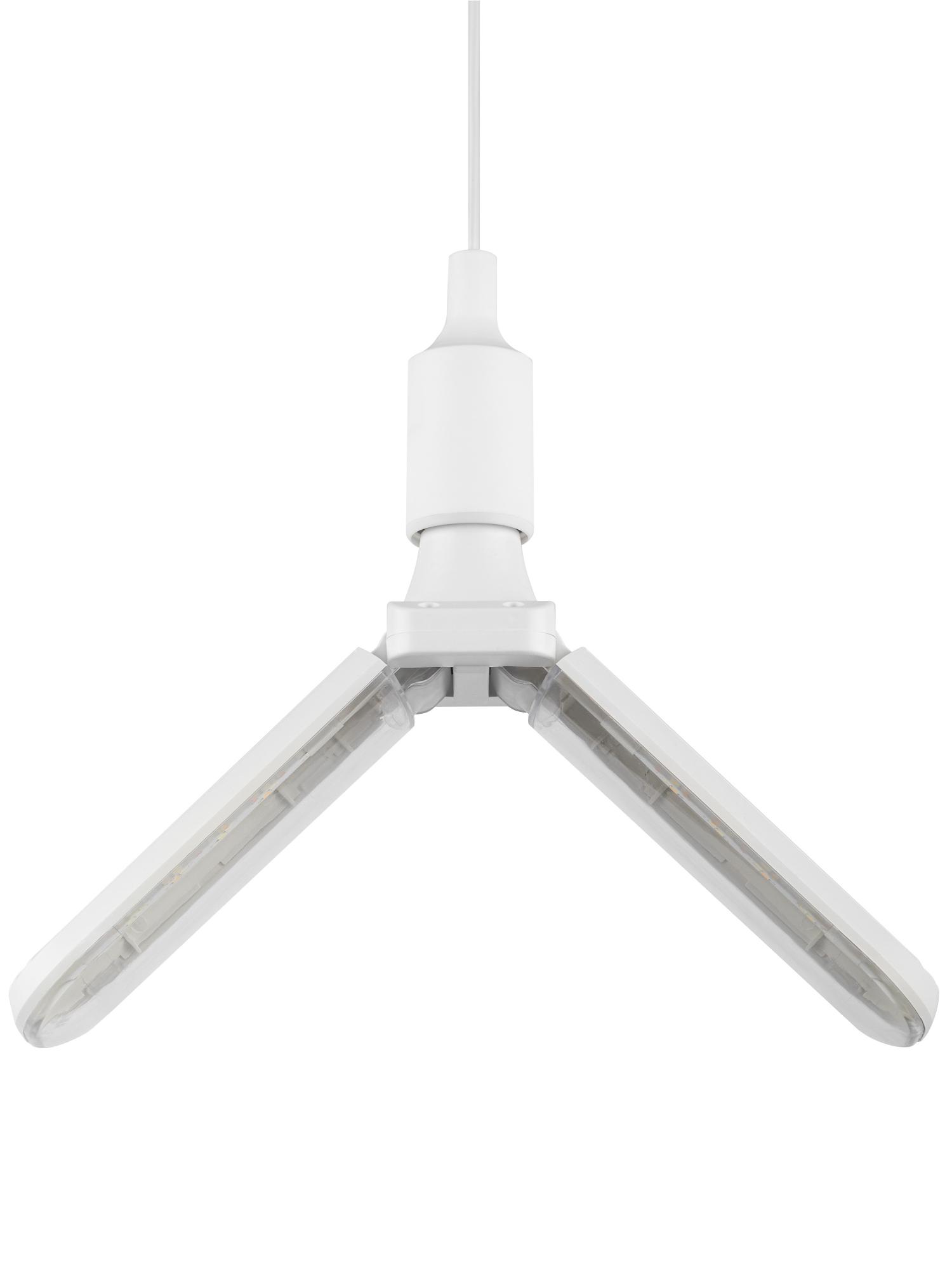 Фитолампа для растений светодиодная GREEN LINE ФИТО-20W-PFR-E27-GR 2-х лепестковая полного спектра 20 Вт Е27