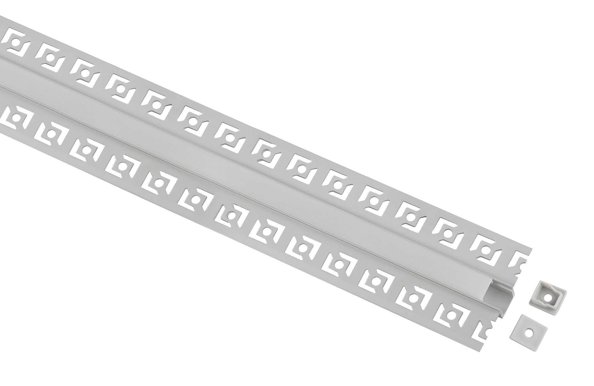 Комплект с анодированным профилем под штукатурку 5313(01) 53х13мм 2,5м