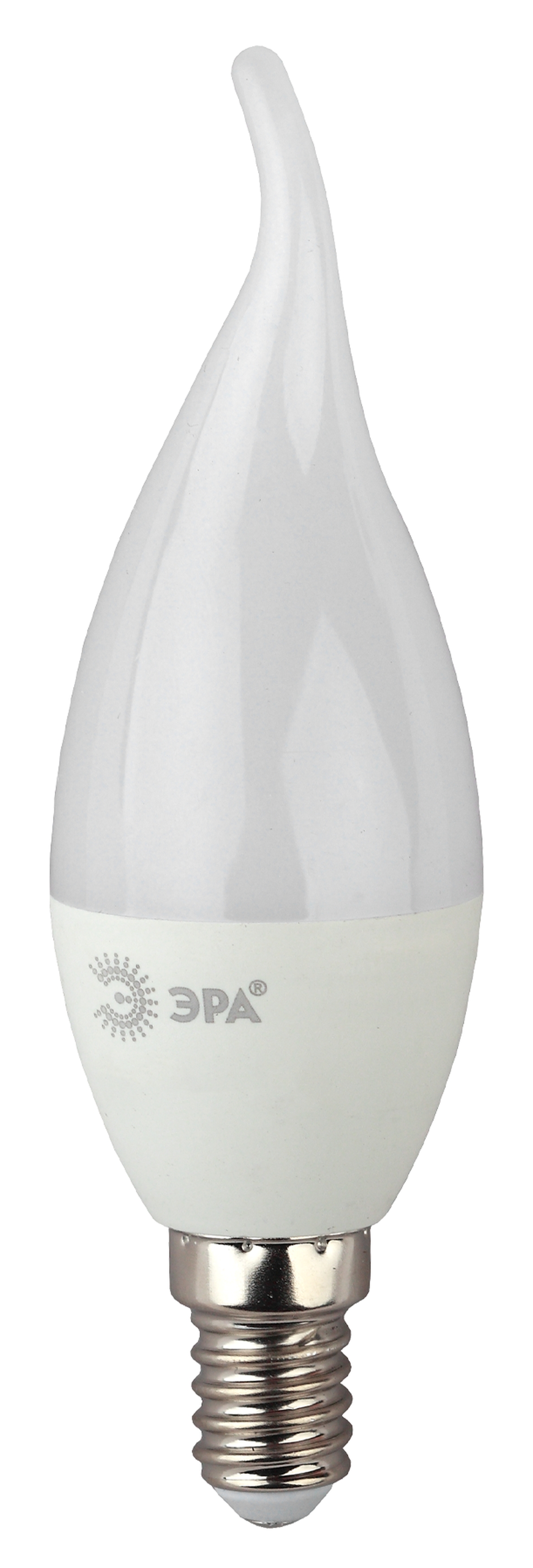 Лампа светодиодная LED 10 Вт 800Лм 2700К свеча на ветру теплый E14 220-240В LED BXS-10W-827-E14 Red Line