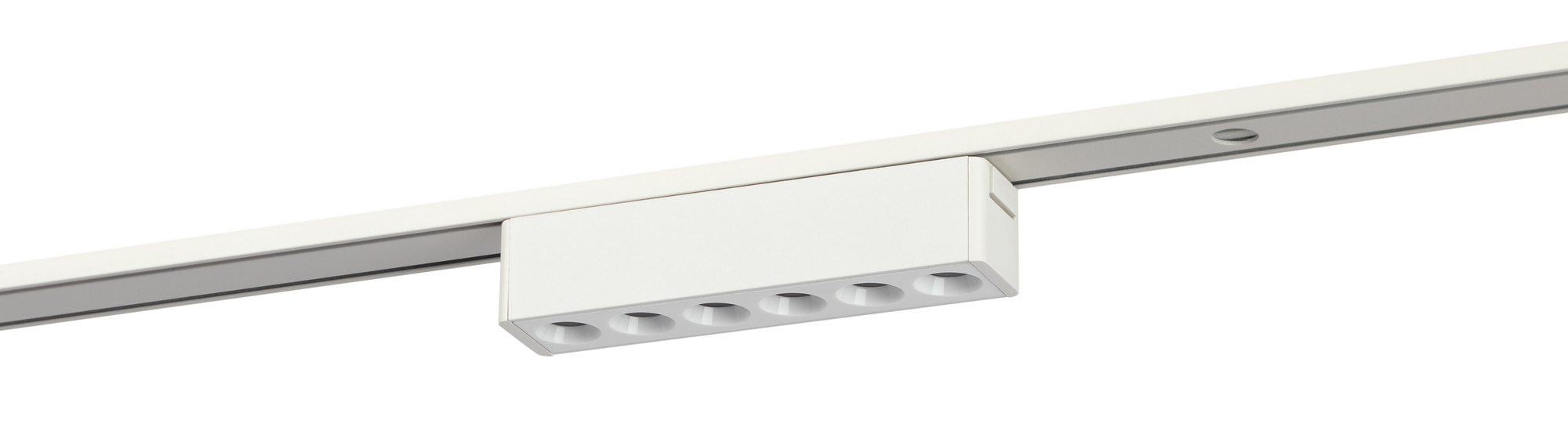 Светильник светодиодный трековый с направленным светом для тонкой магнитной системы 6Вт 4000К белый TRM-S5-2-6W4K-WH