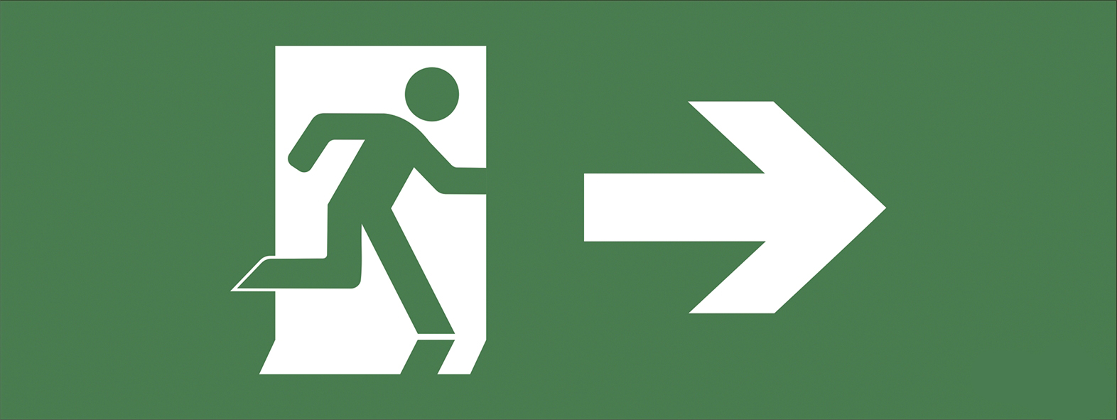 Этикетка самоклеящаяся INFO-SSA-102 фигура/стрелка вправо для светильника SSA-101