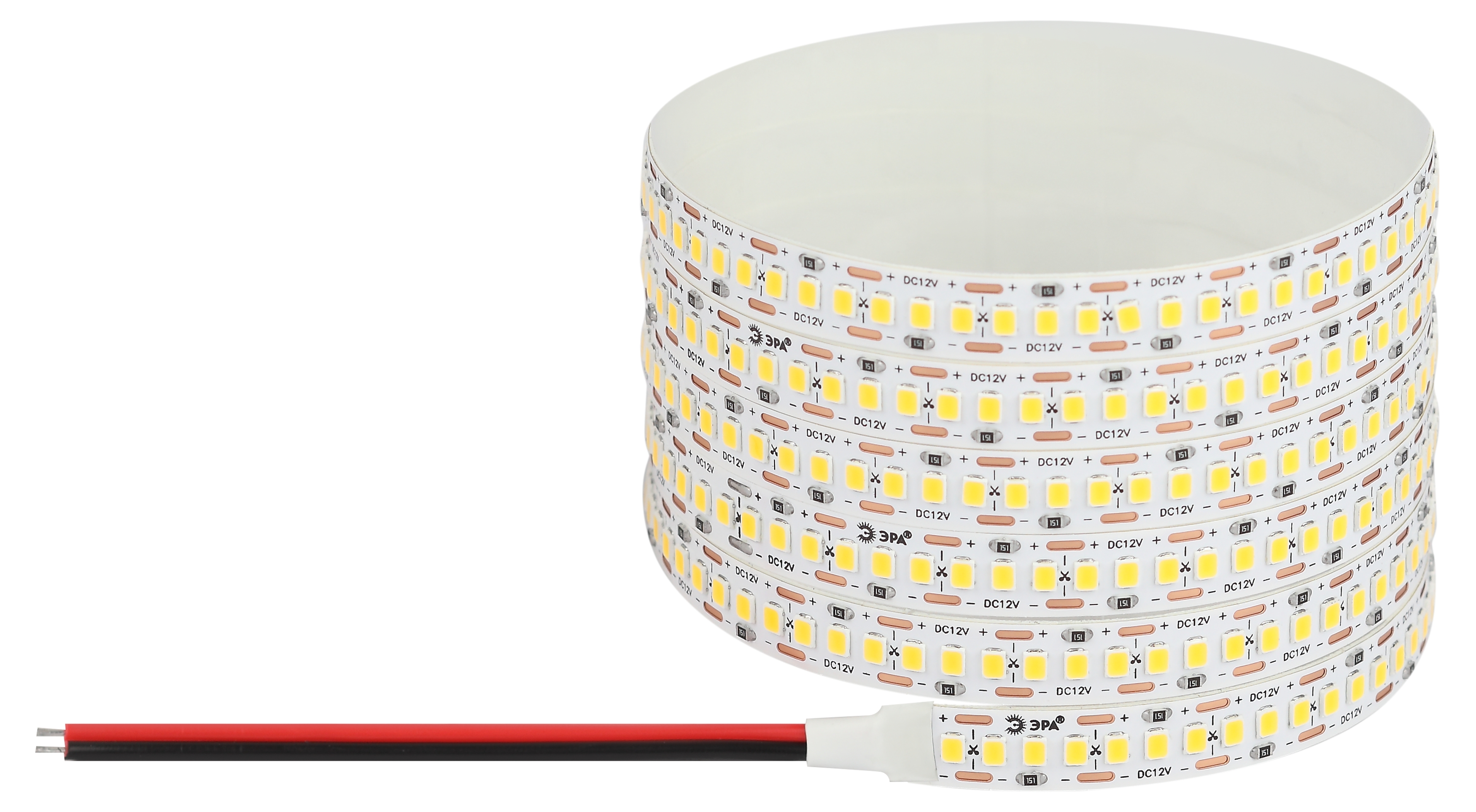 Лента светодиодная 19,2Вт/м 12В 4000К IP20 240LED/м LS2835-19,2-240-12-4000K-IP20-1 year-5m