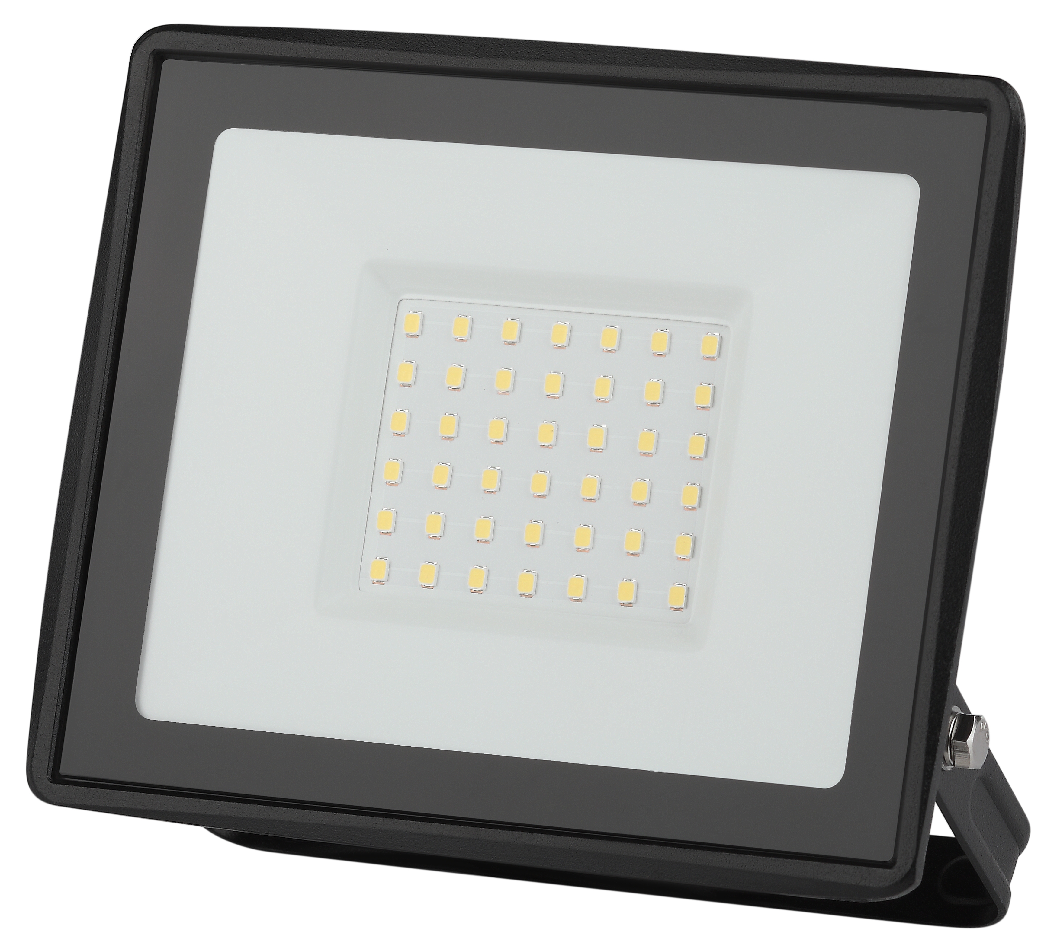 Прожектор светодиодный ДО-50 Вт 4000К 4000 Лм IP65 черный 50w нейтральный 200-240В LPR-023-0-40K-050