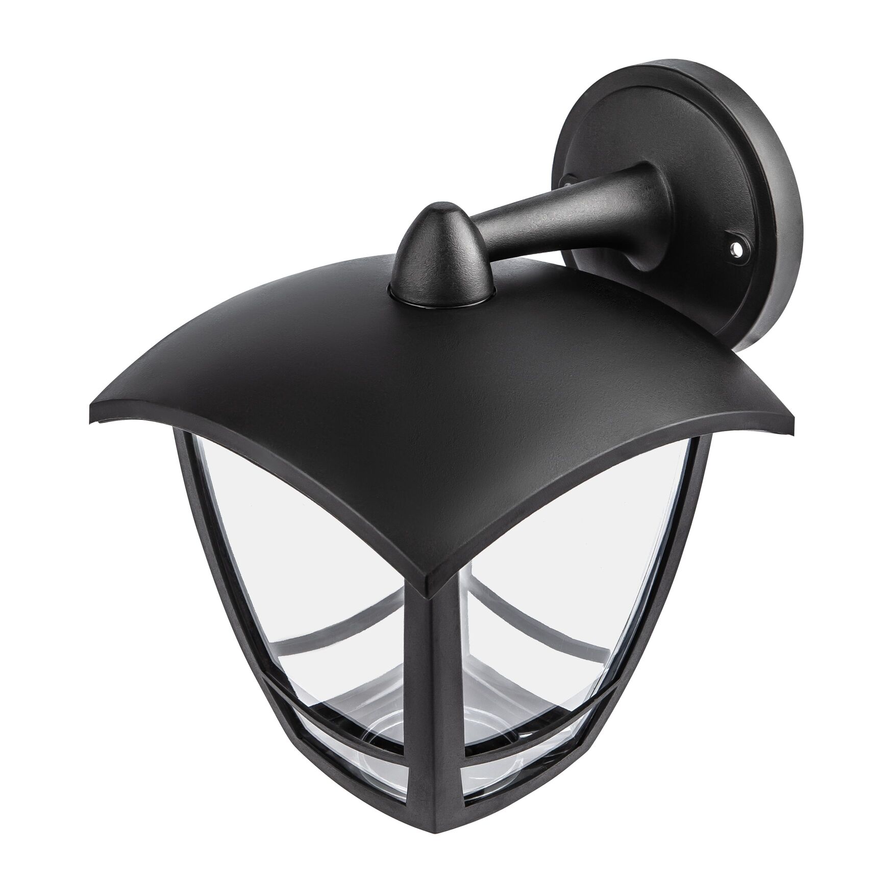 Светильник садово-парковый НБУ 07-40-002 Дели 2 черный 4 гранный настенный IP44 Е27 max 60 Вт