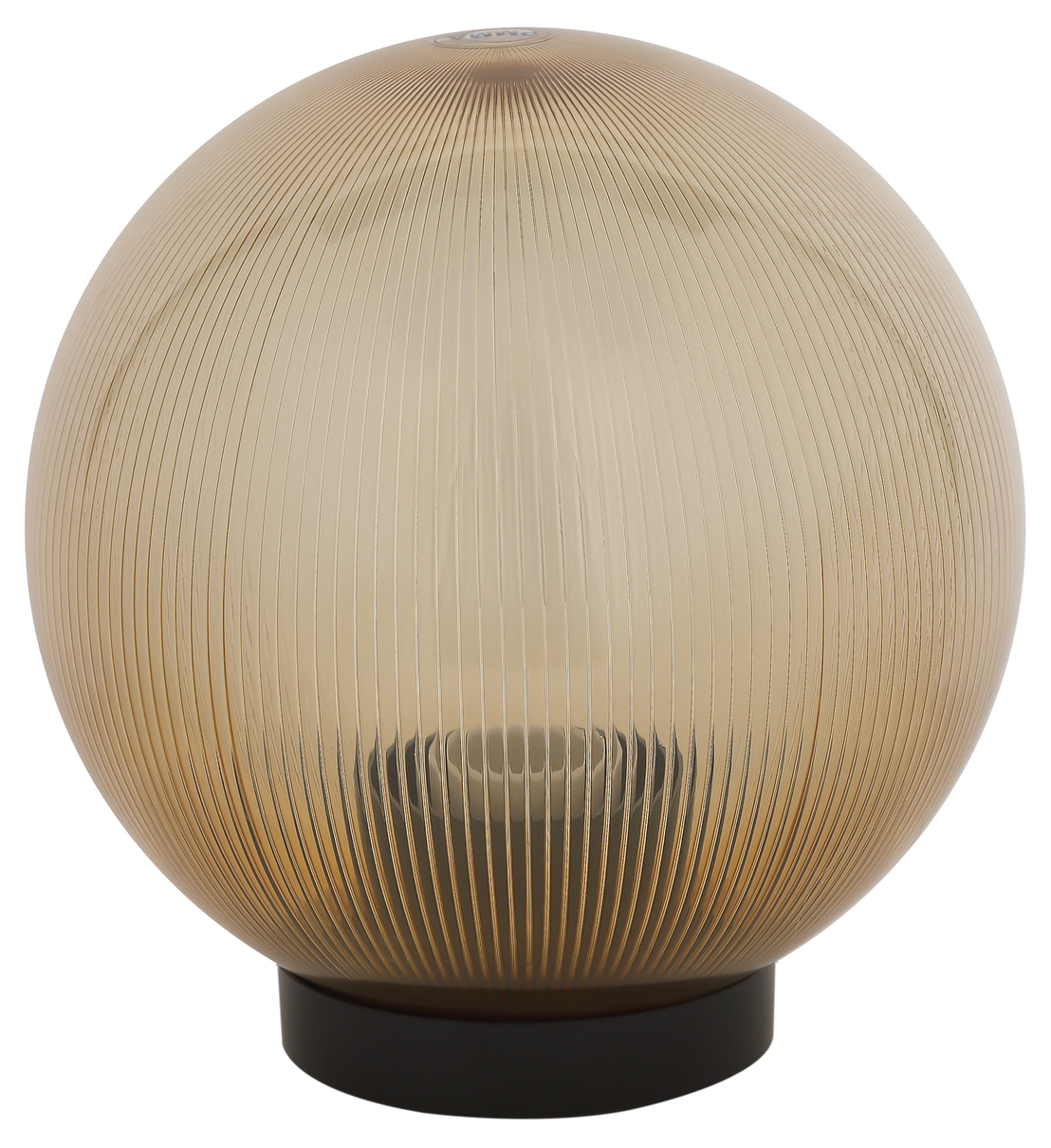 Светильник на опору/кронштейн НТУ 02-60-203 шар золотистый призма IP44 Е27 max60Вт d200mm