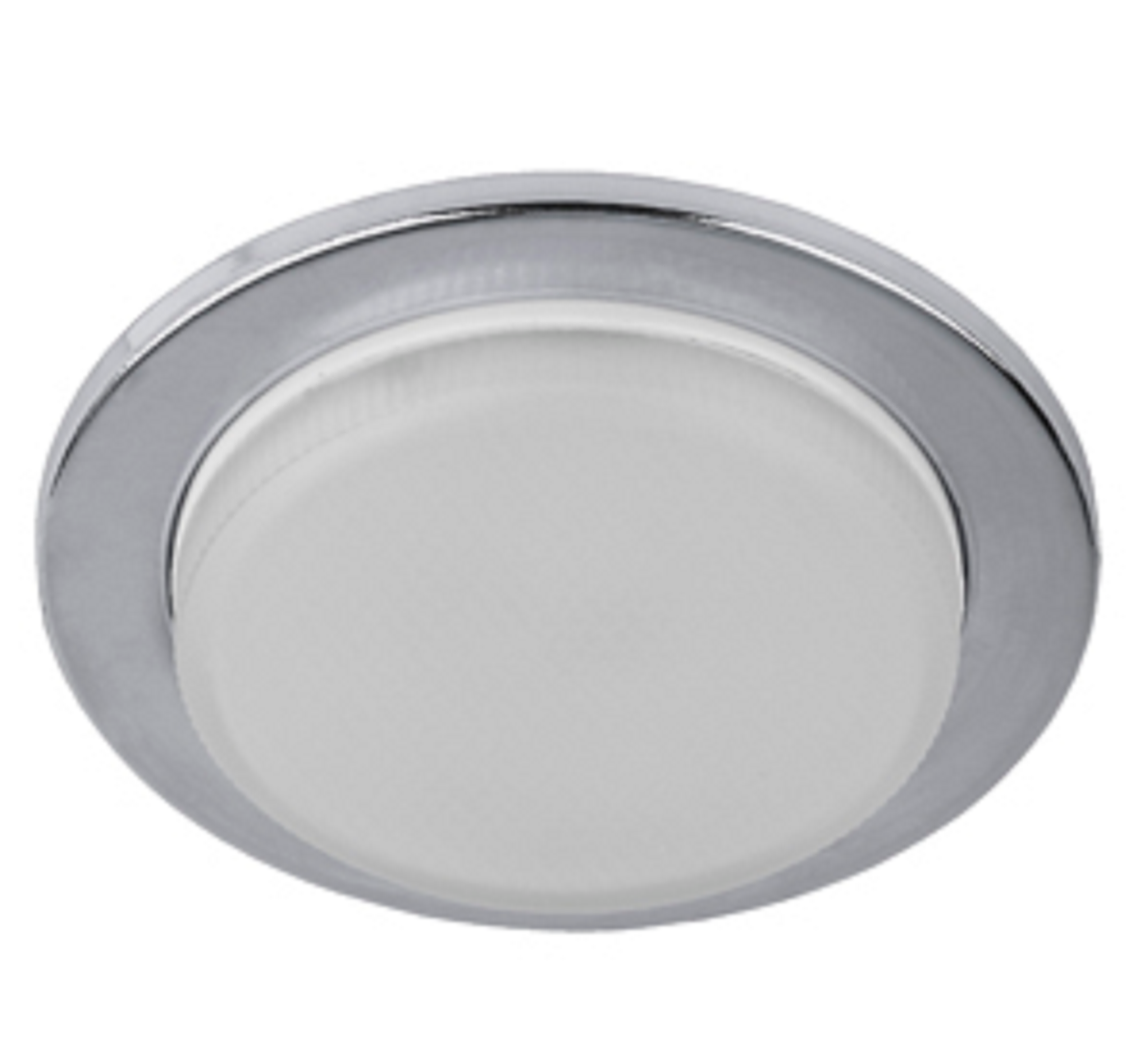 Светильник встраиваемый KL70 СН /1 под лампу Gx53 тонкий 220V 13W хром (40/2200)