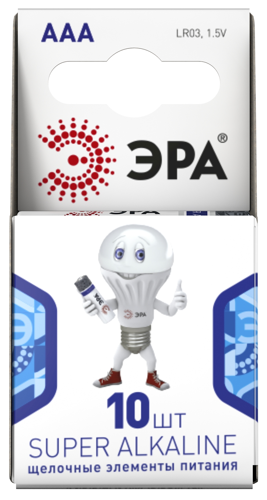 Батарейка LR03-10BL компактный SUPER Alkaline (80/800/43200)